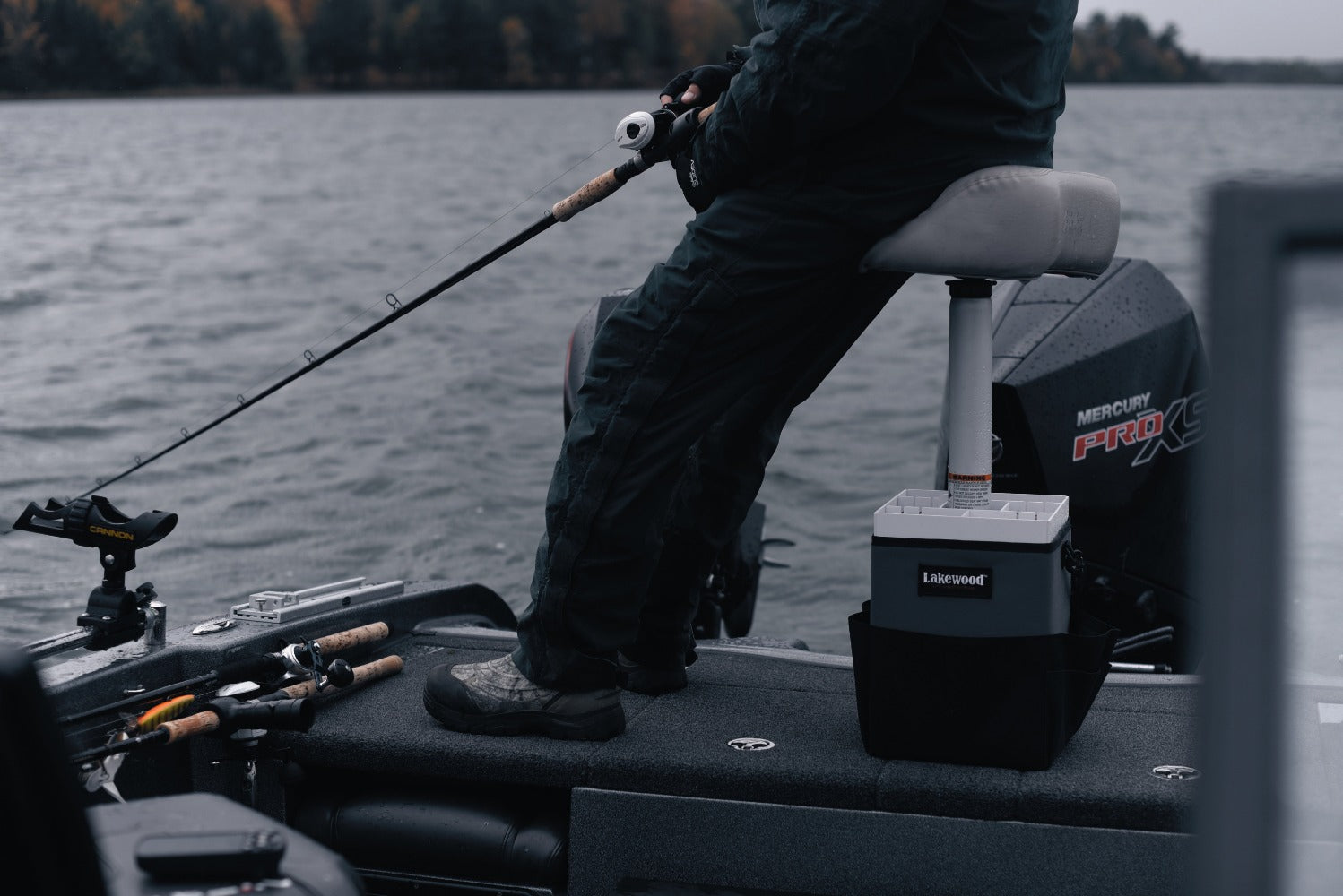 Tackle Boxes Lakewood Pedestal Pal Senior – Walleye & Bass Boat Tackle Organizer Black Lakewood Pedestal Pal Senior – Walleye & Bass Tackle Organizer