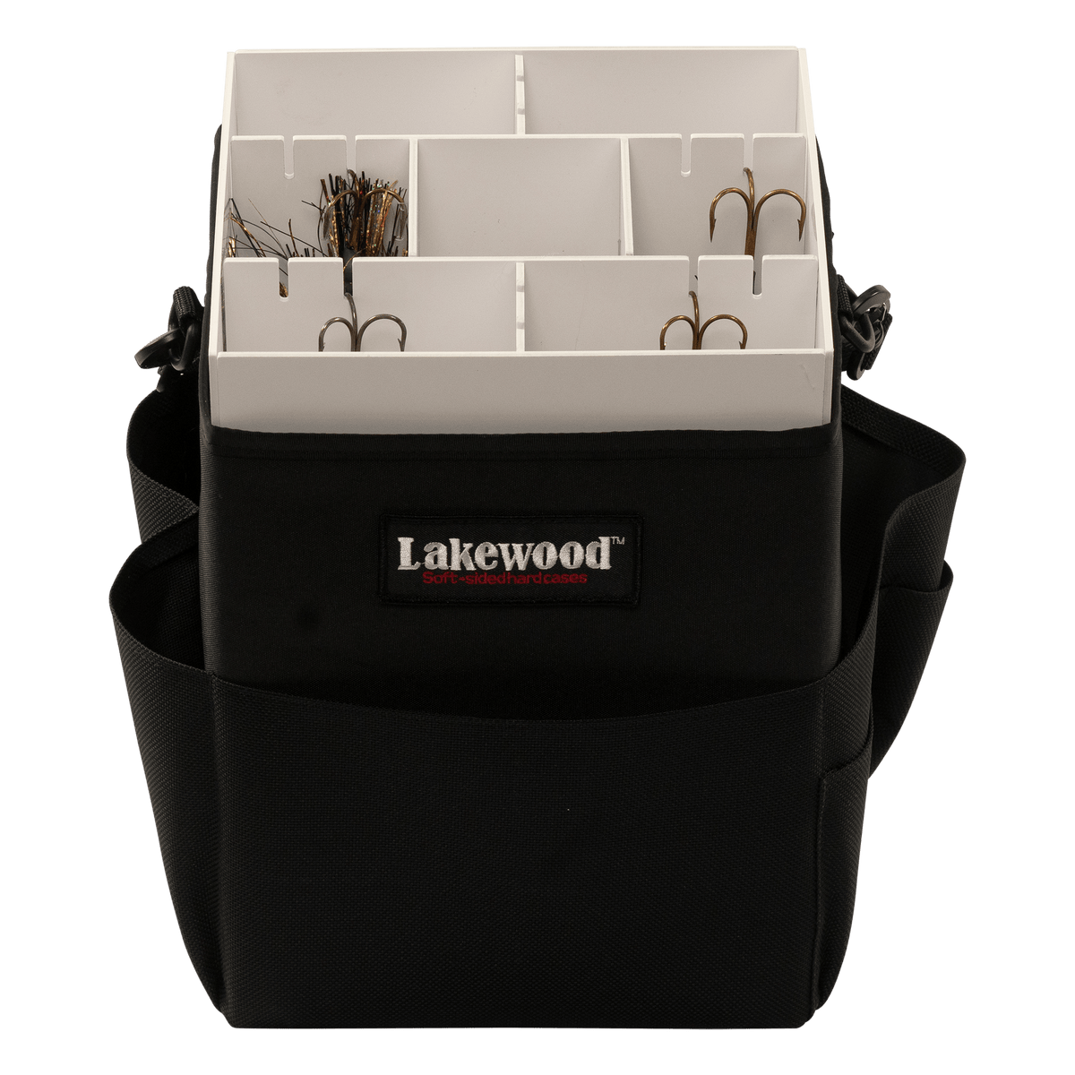 Tackle Boxes Lakewood Pedestal Pal Senior – Walleye & Bass Boat Tackle Organizer Black Lakewood Pedestal Pal Senior – Walleye & Bass Tackle Organizer