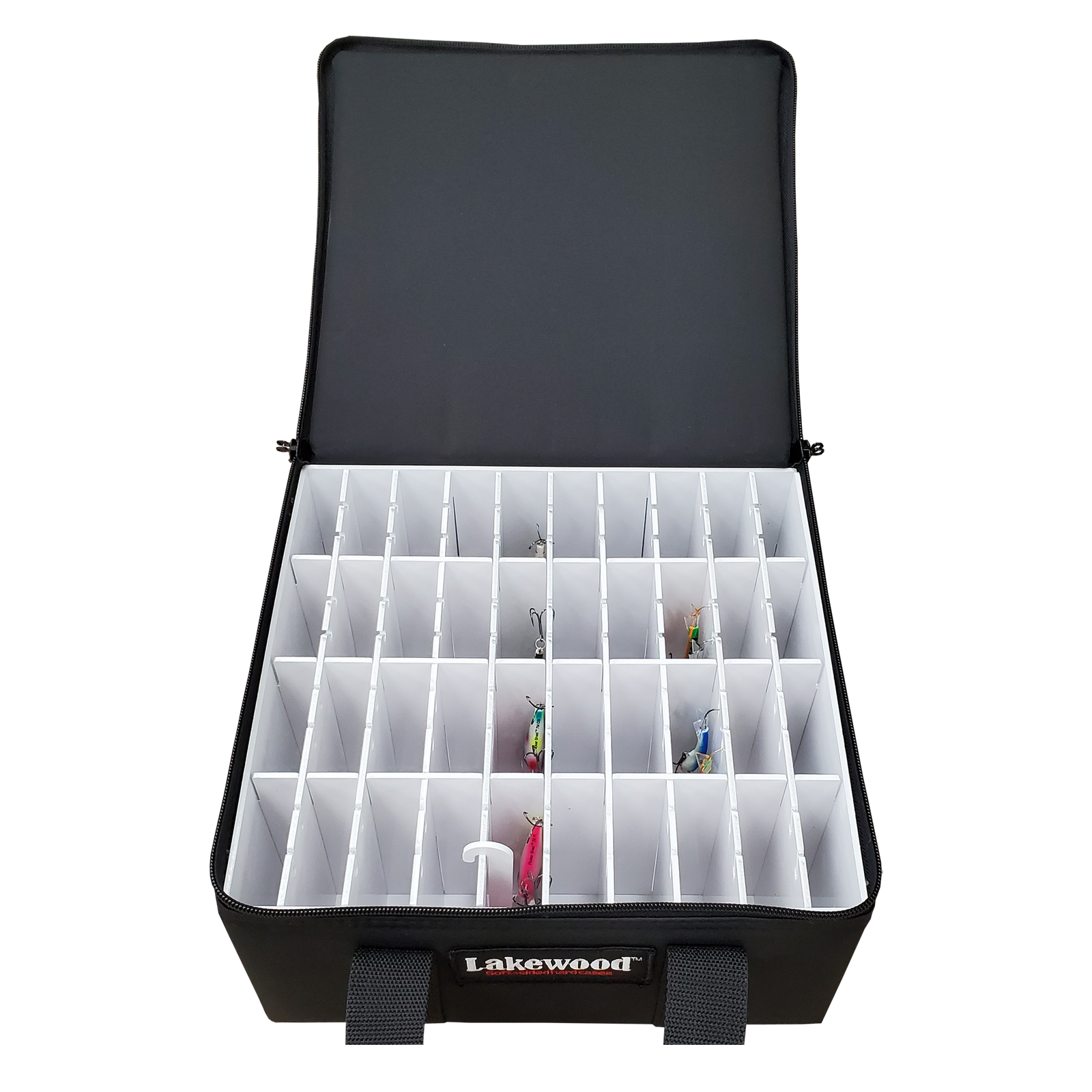 Tackle Boxes Lakewood Shad Mate Tackle Box – Walleye & Bass Lure Storage Black Lakewood Shad Mate Tackle Box – Walleye & Bass Lure Storage