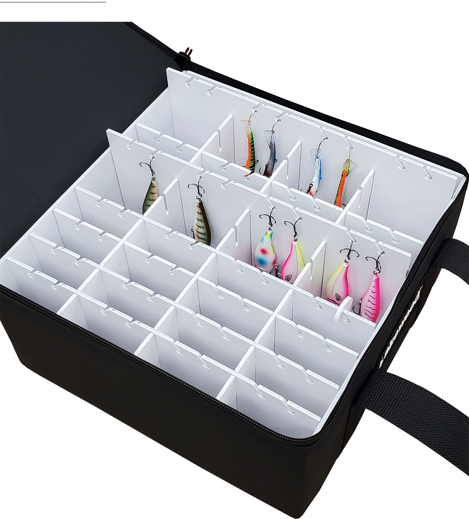 Tackle Boxes Lakewood Shad Mate Tackle Box – Walleye & Bass Lure Storage Black Lakewood Shad Mate Tackle Box – Walleye & Bass Lure Storage