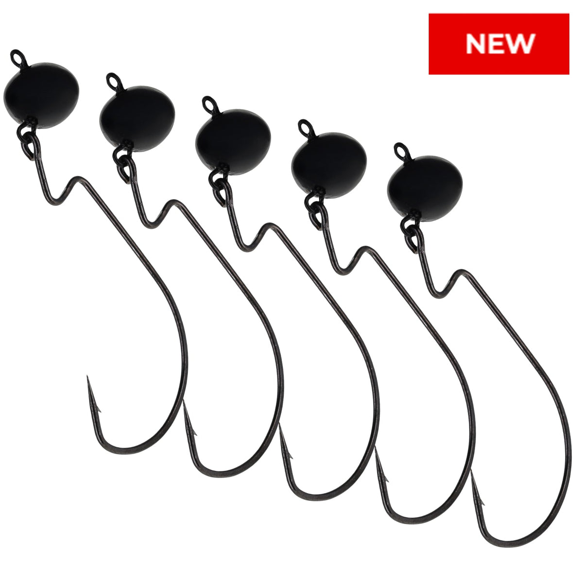 Reaction Tackle Lead Swing Football Jigs 5-Pack
