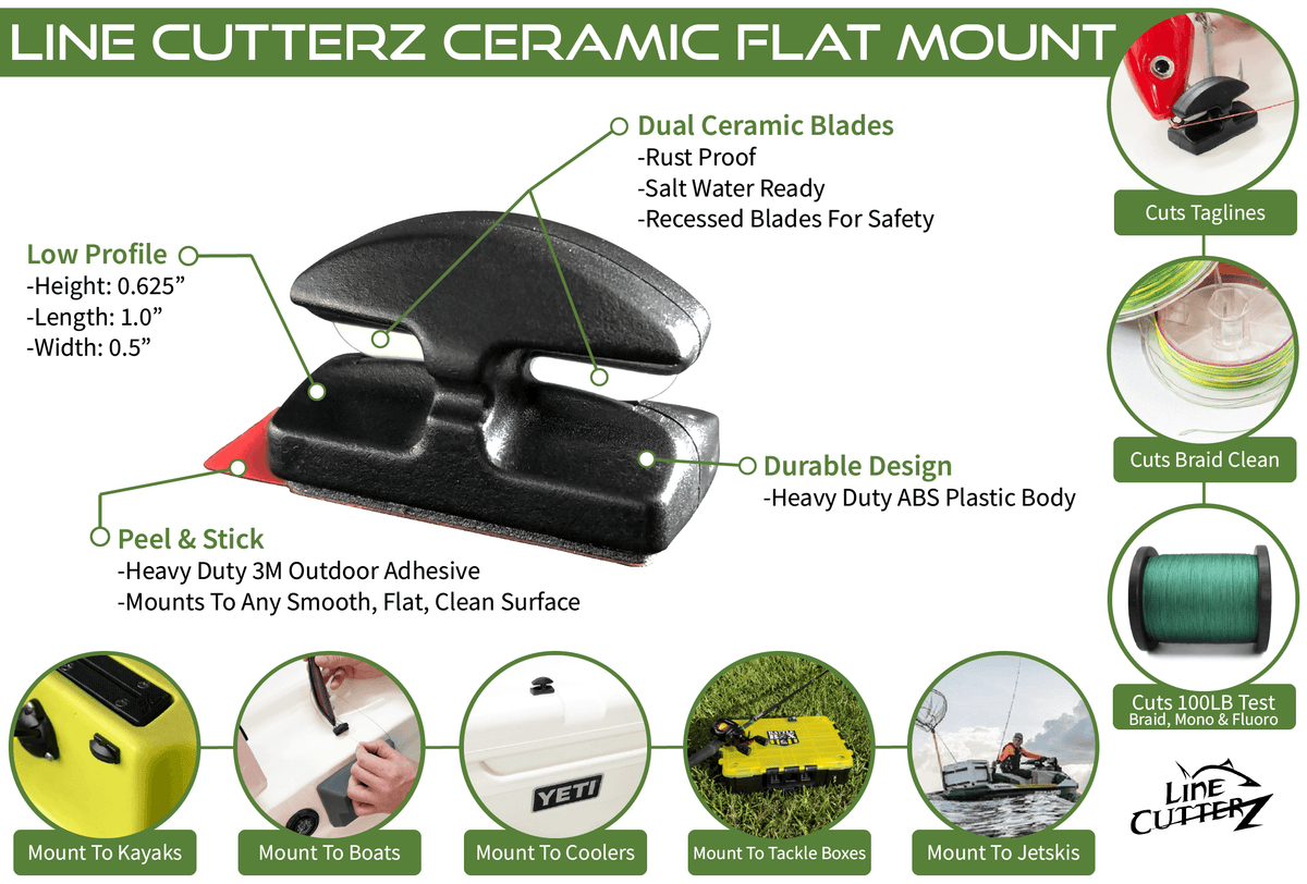 Fishing Accessories Line Cutterz "TRIPLE PLAY" Fishing Line Cutter Multi-Pack Line Cutterz Fishing Line Cutter Multi-Pack - Pescador Fishing Supply