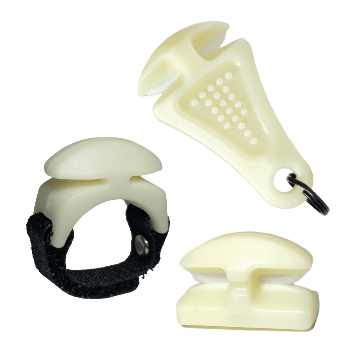 Fishing Accessories Line Cutterz "TRIPLE PLAY" Fishing Line Cutter Multi-Pack Glow-in-the-Dark / Large Hang-Packaging Line Cutterz Fishing Line Cutter Multi-Pack - Pescador Fishing Supply