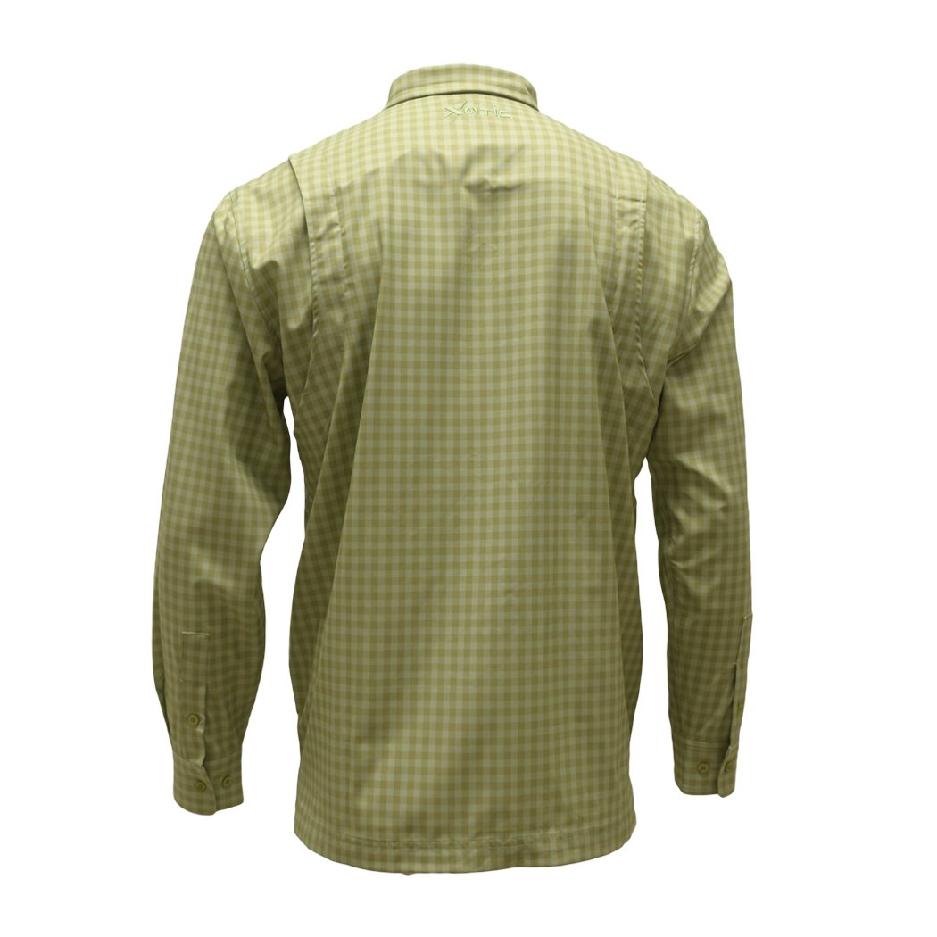 Xotic Camo & Fishing Gear Long Sleeve Patterned Lifestyle Button Down w/ REPEL-X