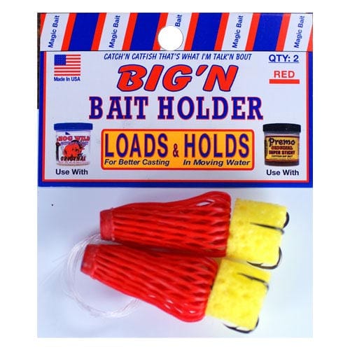 Baits Magic Bait Big&#39;N Bait Holder Red / Yellow Magic Bait Big&#39;N Bait Holder - Pescador Fishing Supply