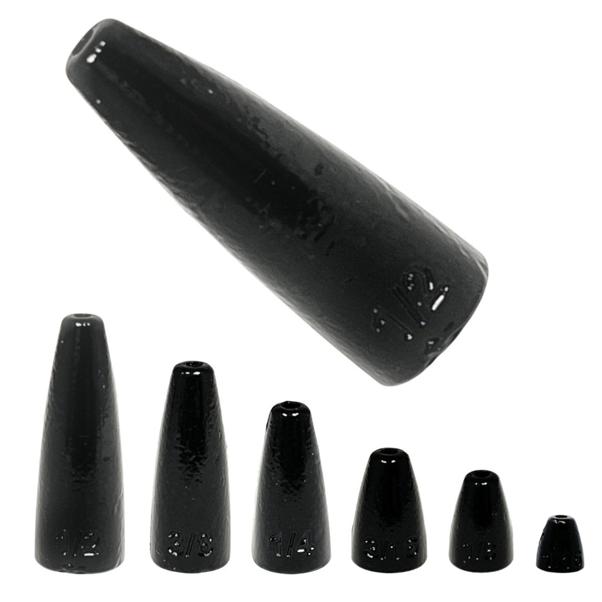 Reaction Tackle Lead Worm Weights (25-Pack)