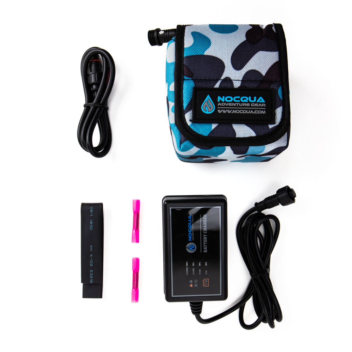 Portable Power Nocqua 10Ah PRO POWER KIT Nocqua 10Ah Pro Power Kit | 12V Lithium Battery for Fish Finders