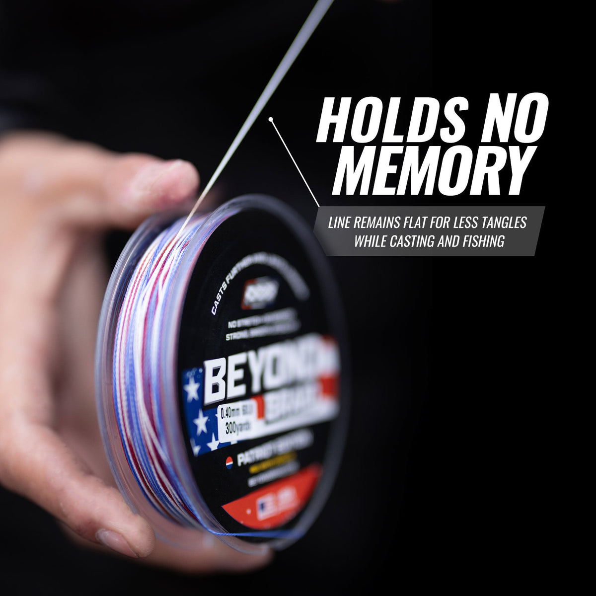 no stretch braided line for sensitive bite detection