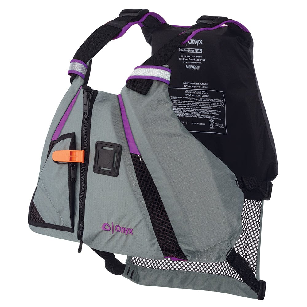 Paddlesports Onyx MoveVent Dynamic Life Jacket M/L / Purple/Grey Onyx MoveVent Dynamic Life Jacket | Pescador Fishing Supply