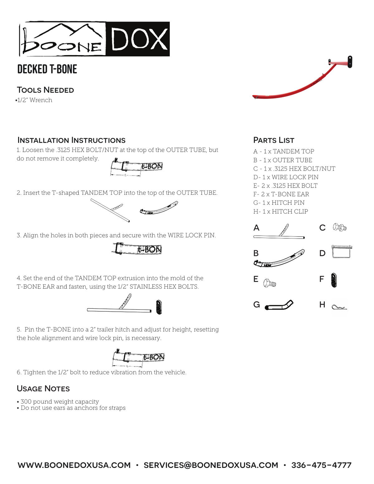 Boonedox Decked T-Bone Truck Bed Extender