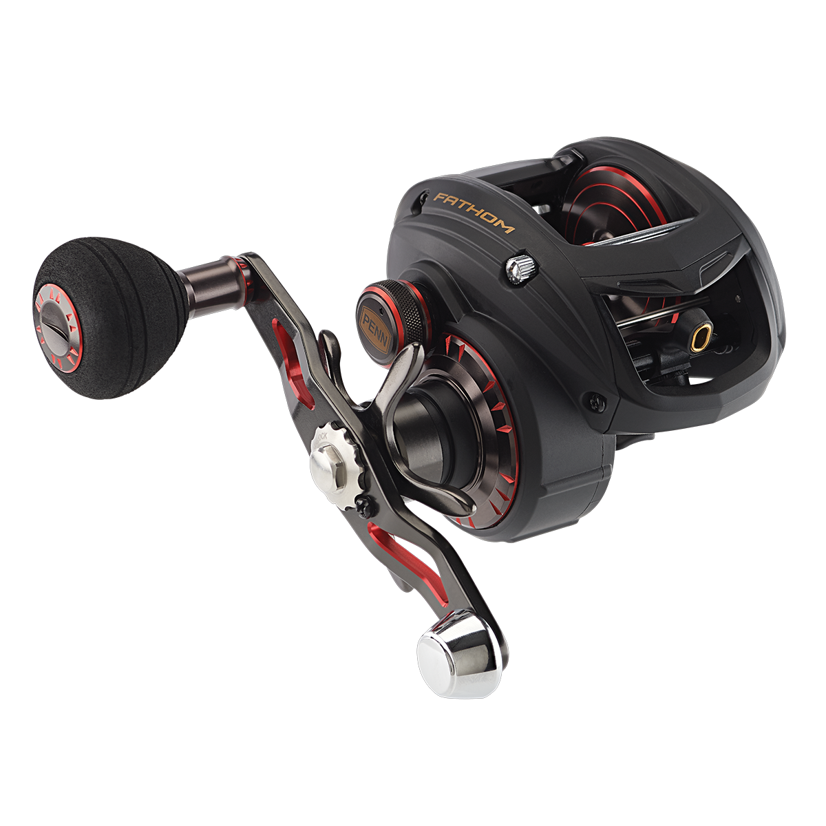 Baitcasting Reels Penn Fathom Low Profile Baitcasting Reel FTH400LPHS Penn Fathom Low Profile Baitcasting Reel - Pescador Fishing Supply
