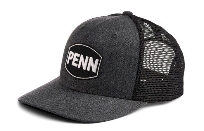 Fishing Hats Penn Fishing Hats & Visor – Performance Sun Protection Headwear Heather Grey Trucker Hat Penn Fishing Hats & Visor – Pescador Fishing Supply