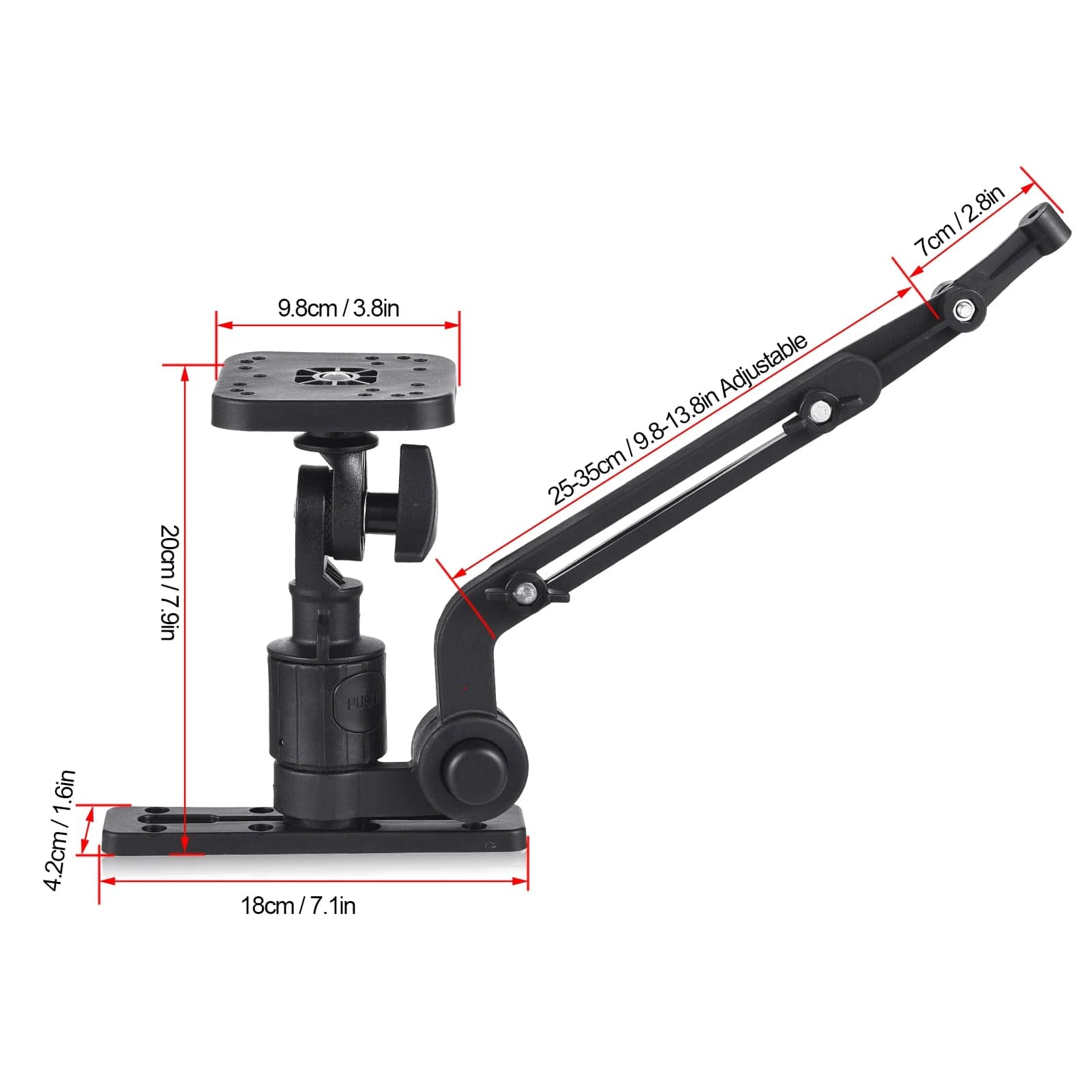 Kayak Accessories PFS Universal Kayak Fish Finder Mount & Transducer Arm PFS Universal Kayak Fish Finder Mount & Transducer Arm | Pescador Fishing Supply