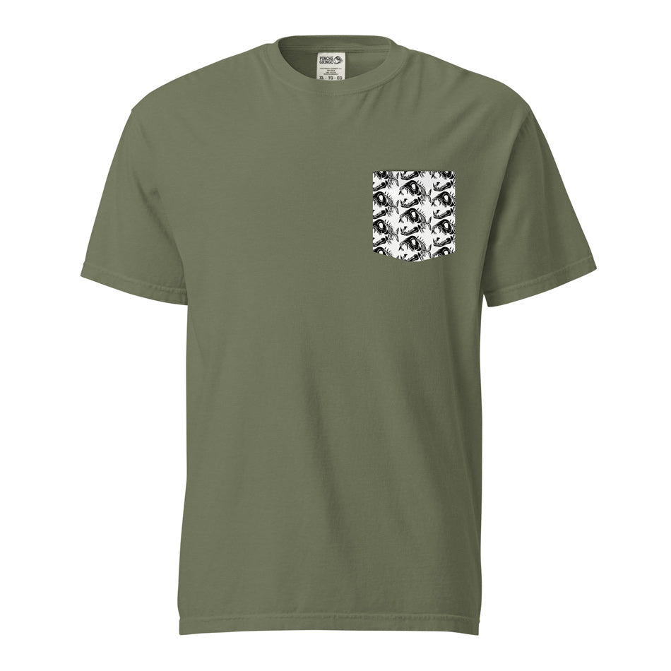 Pinche Gringo Bonefish Pocket Shirt – Premium Cotton Pocket Tee