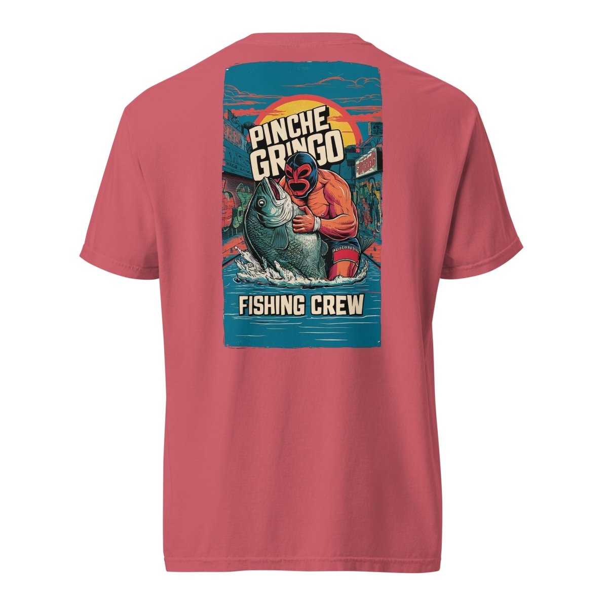 Pinche Gringo Lucha Libre Fishing Shirt – Premium Cotton Tee