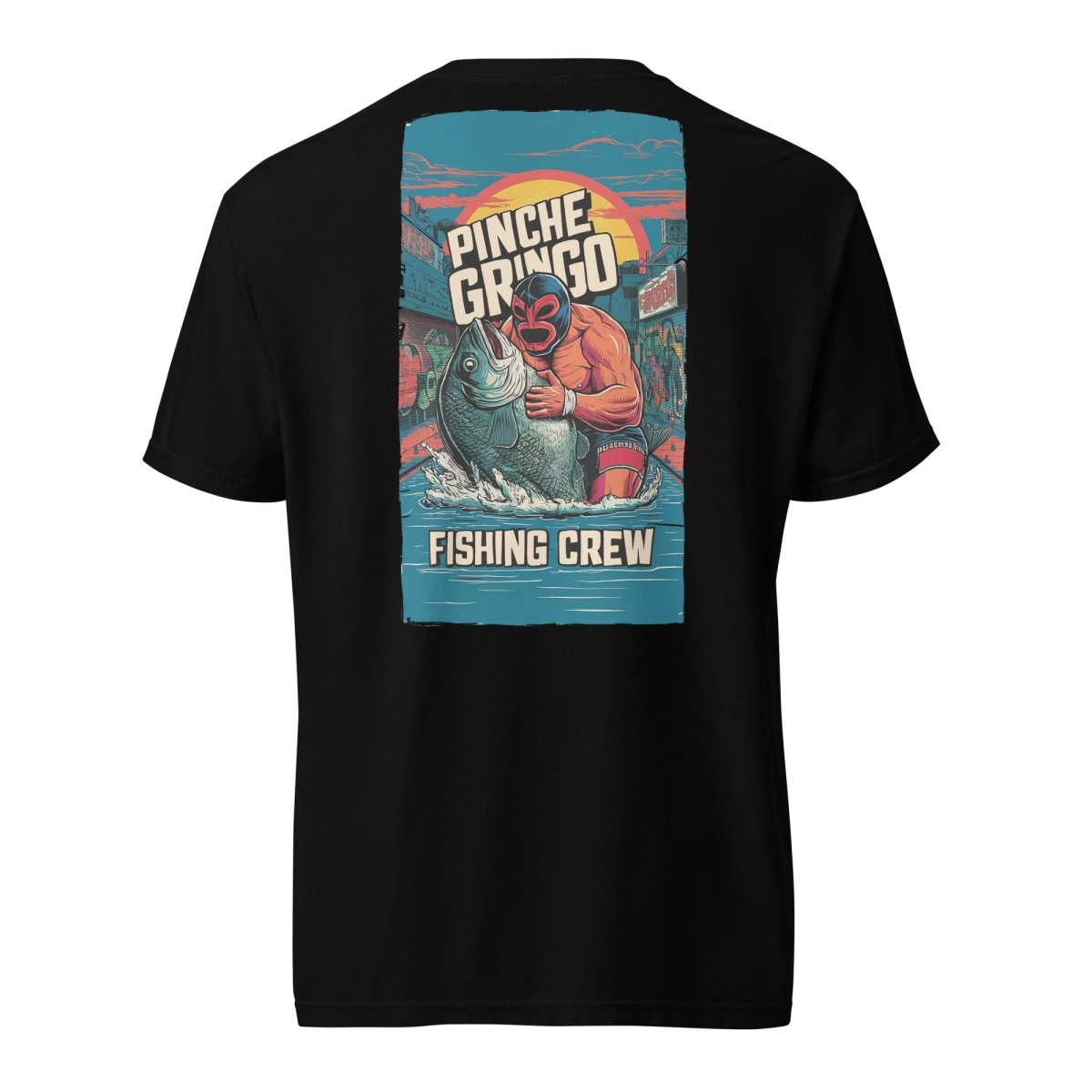 Pinche Gringo Lucha Libre Fishing Shirt – Premium Cotton Tee