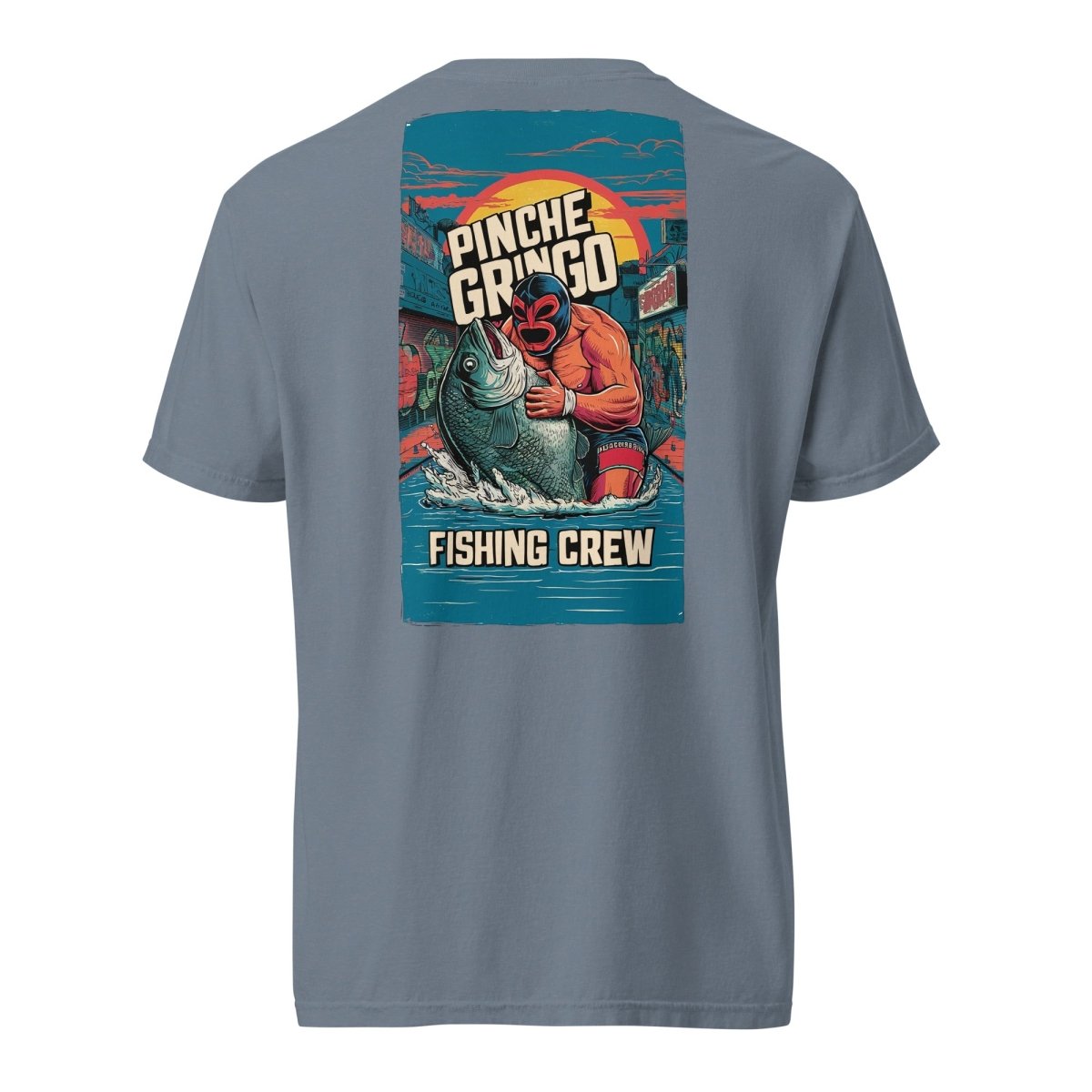Pinche Gringo Lucha Libre Fishing Shirt – Premium Cotton Tee