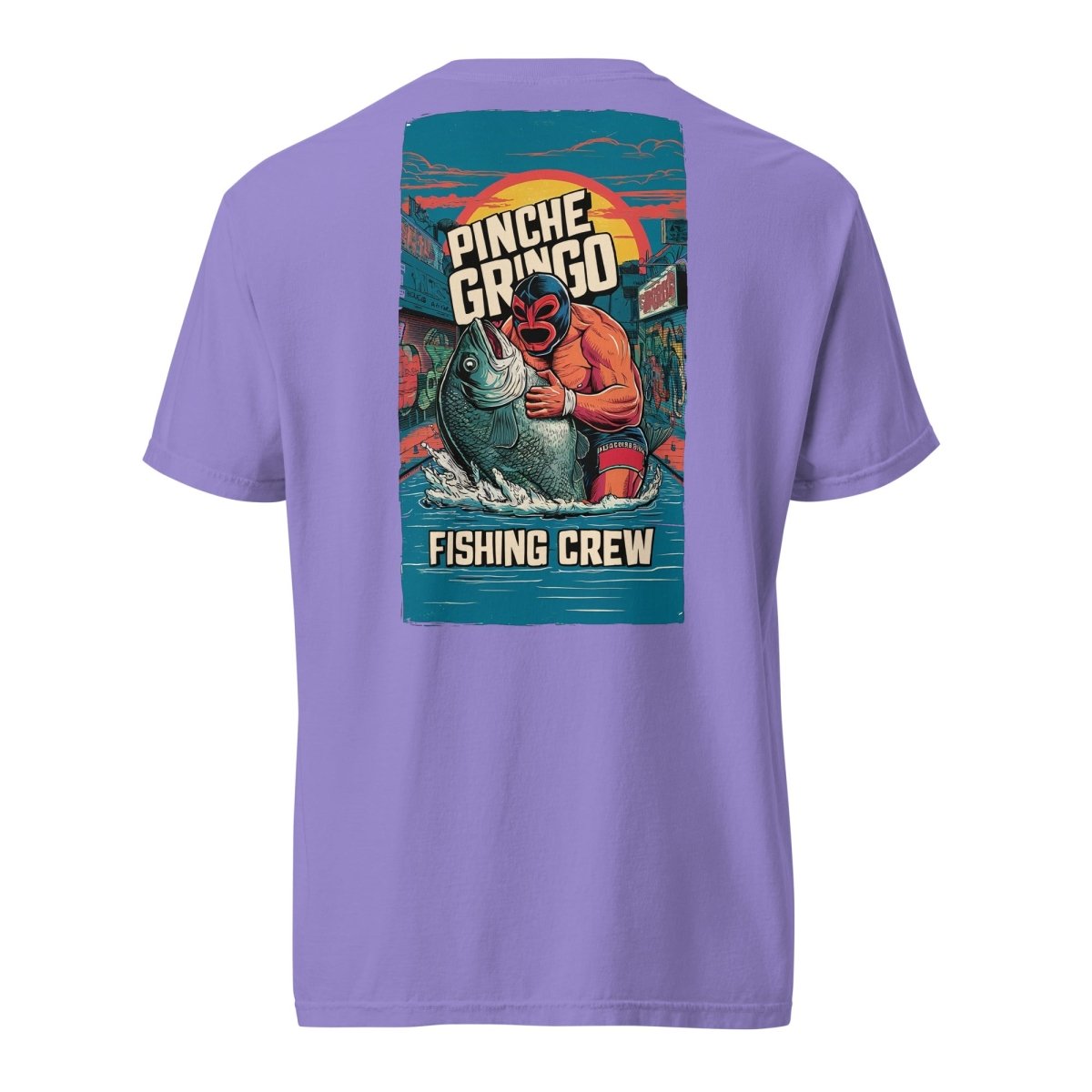 Pinche Gringo Lucha Libre Fishing Shirt – Premium Cotton Tee