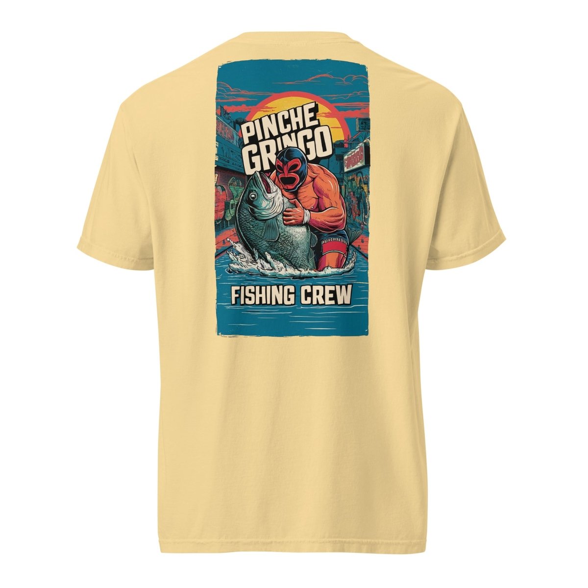 Pinche Gringo Lucha Libre Fishing Shirt – Premium Cotton Tee
