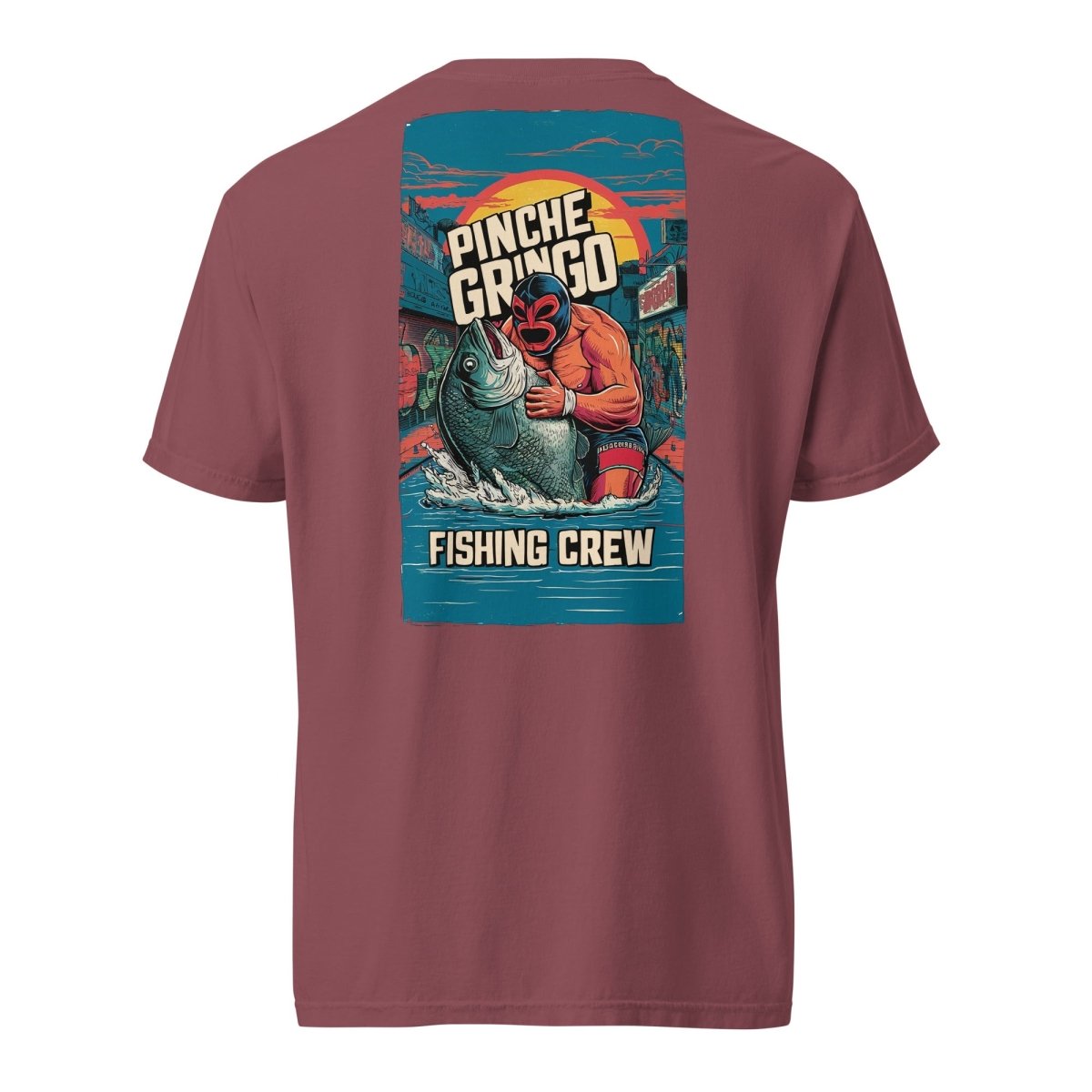 Pinche Gringo Lucha Libre Fishing Shirt – Premium Cotton Tee