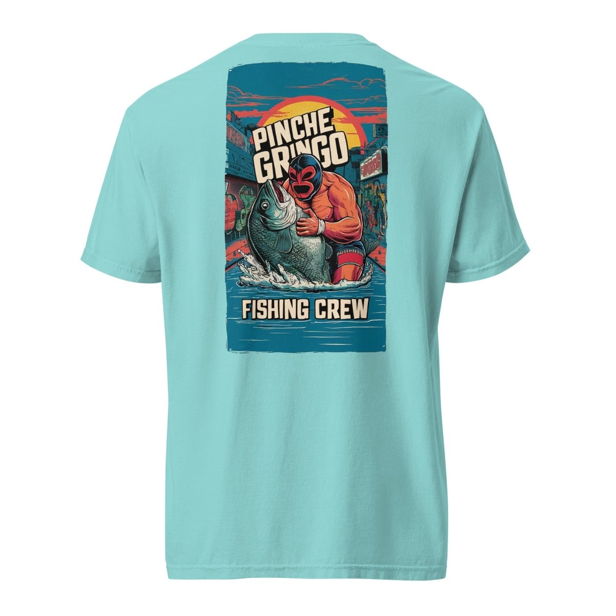 Pinche Gringo Lucha Libre Fishing Shirt – Premium Cotton Tee