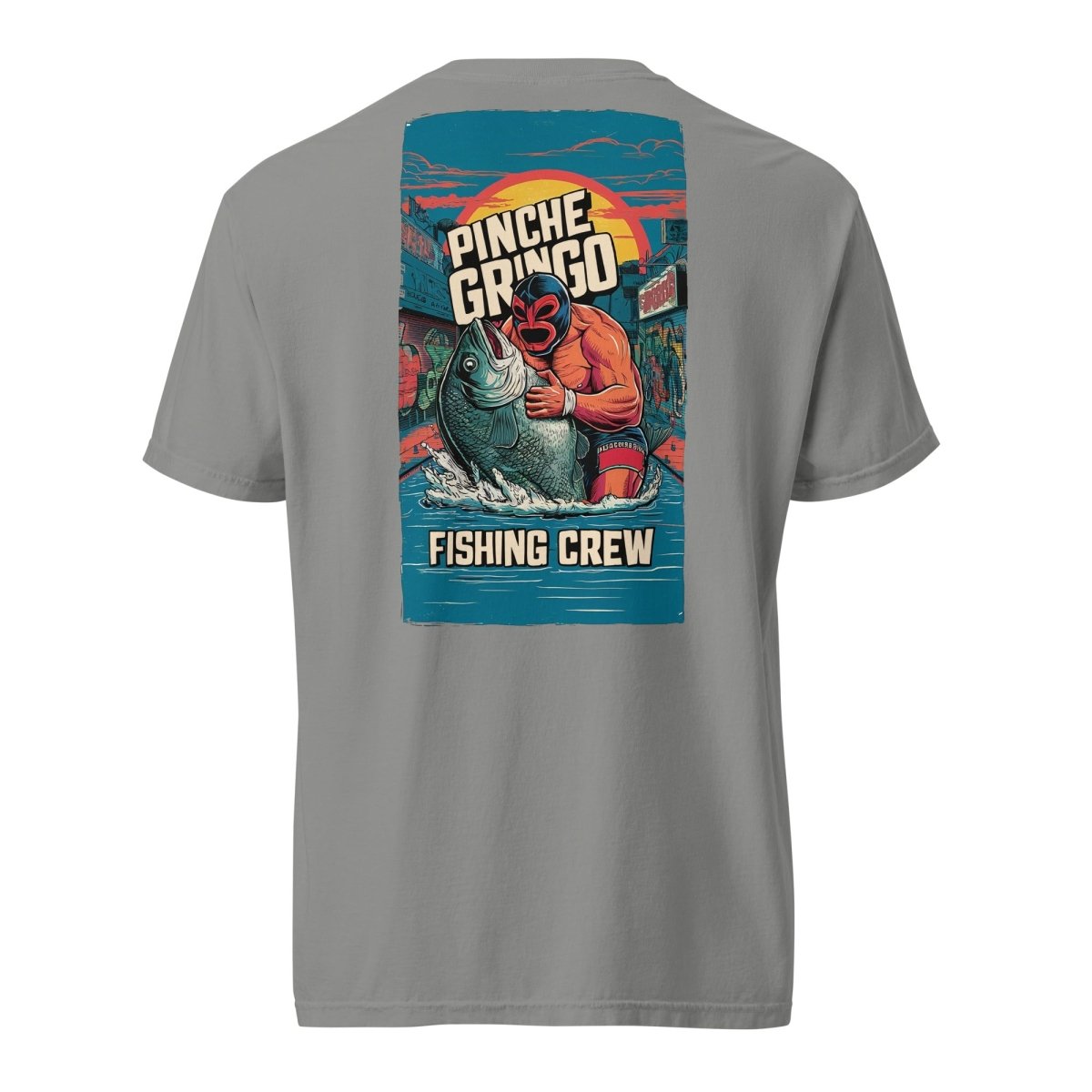 Pinche Gringo Lucha Libre Fishing Shirt – Premium Cotton Tee