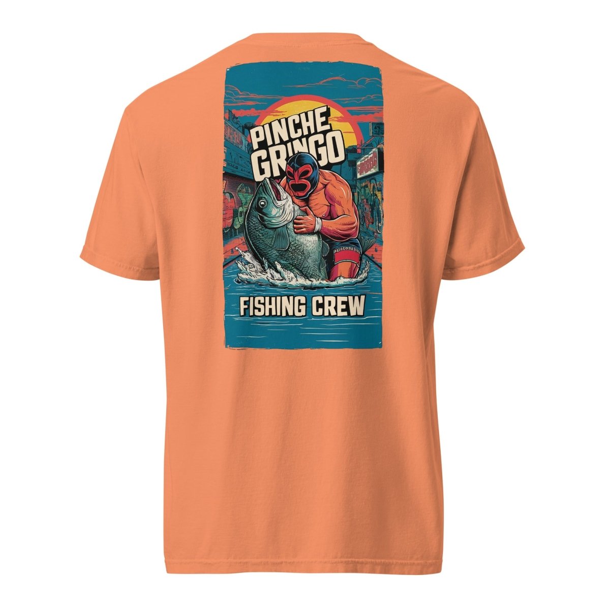 Pinche Gringo Lucha Libre Fishing Shirt – Premium Cotton Tee