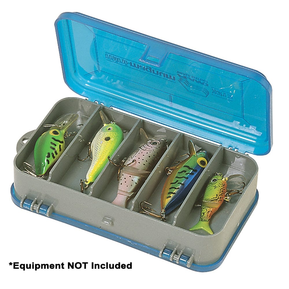 Outdoor Plano Double-Sided Tackle Organizer Small - Silver/Blue