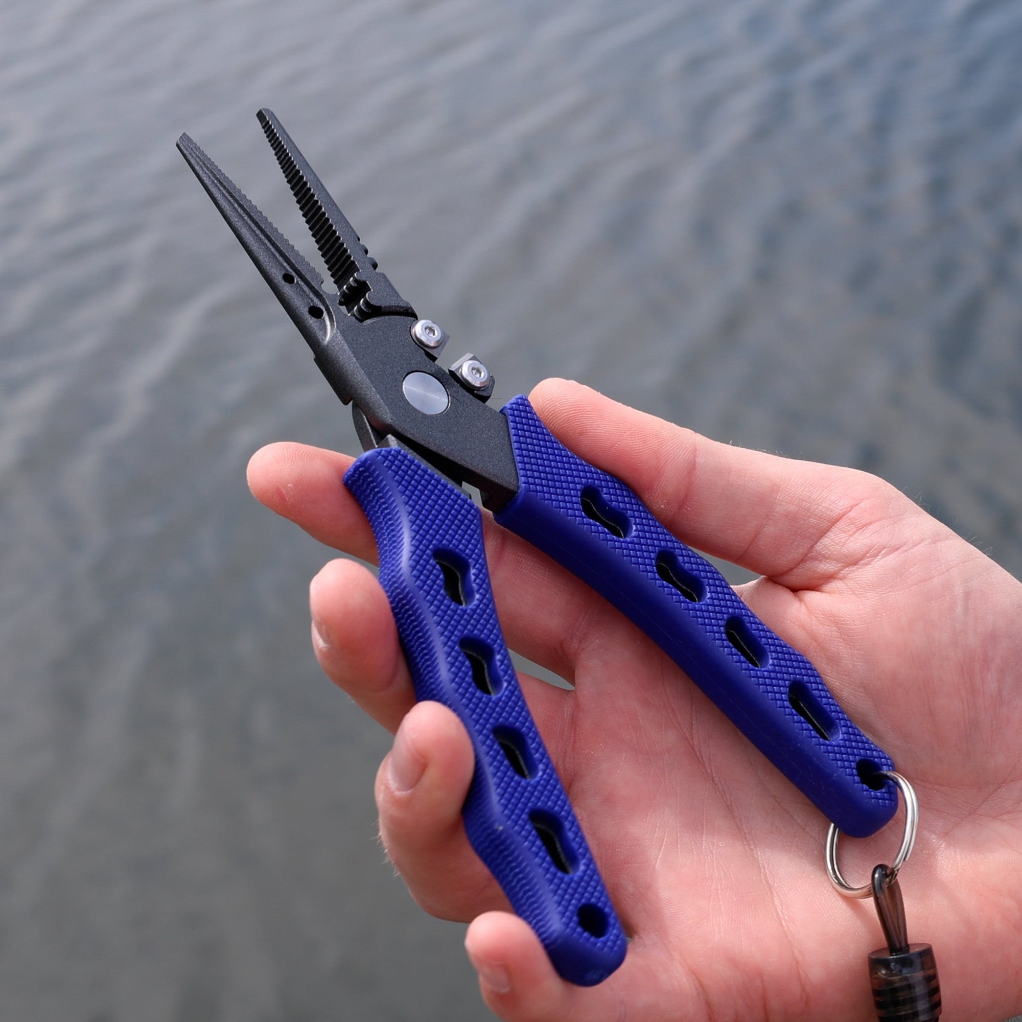 Reaction Tackle 7-Inch Stainless Steel Fishing Pliers with Teflon Coating