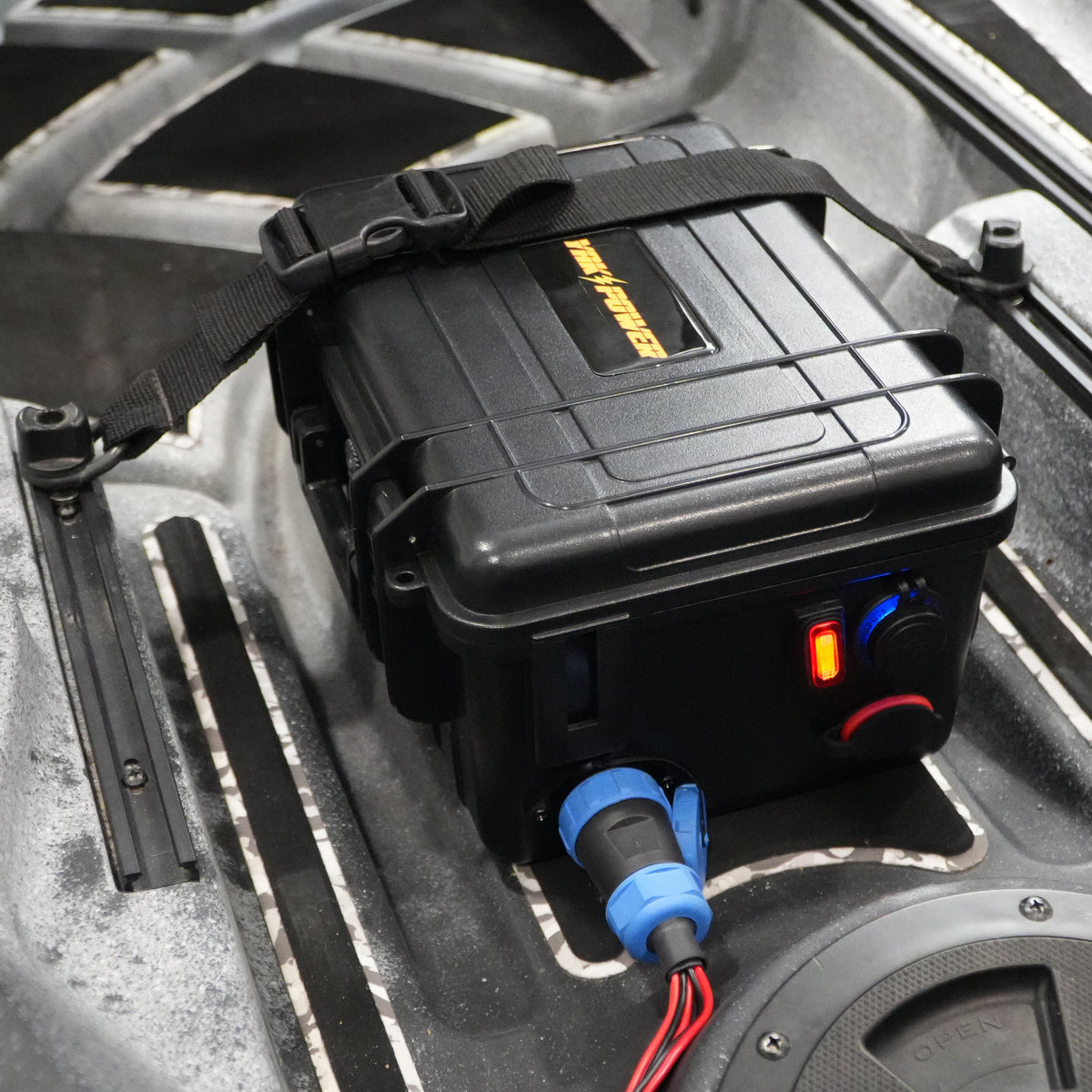 Electronics Portable Power Station with 5 Circuit Wireless Digital Switching System (batteries not included) Portable Power Station with 5 Circuit Wireless Digital Switching System (batteries not included)