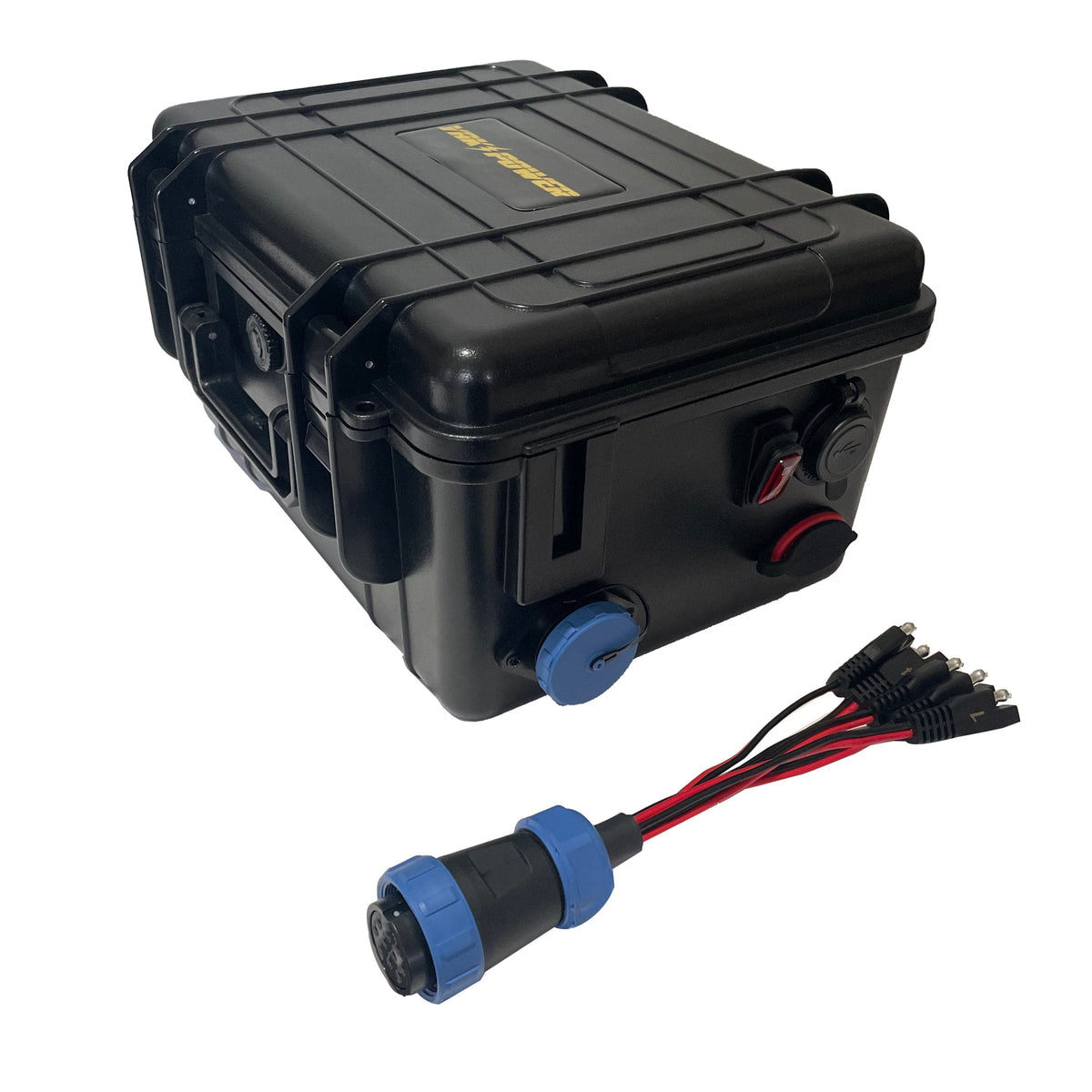 Electronics Portable Power Station with 5 Circuit Wireless Digital Switching System (batteries not included) Portable Power Station with 5 Circuit Wireless Digital Switching System (batteries not included)