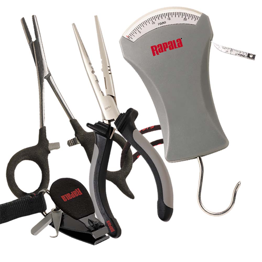 Fishing Rapala Combo Pack - Pliers, Forceps, Scale &amp; Clipper