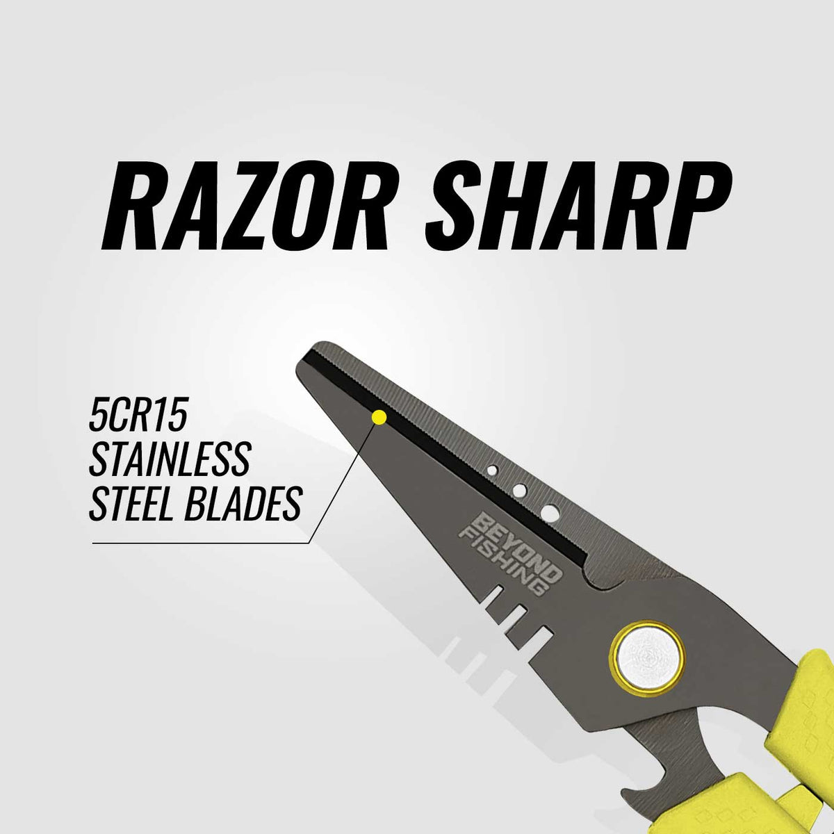 Beyond Fishing 6.5&quot; Pro Shears – Premium Braid Cutting Scissors