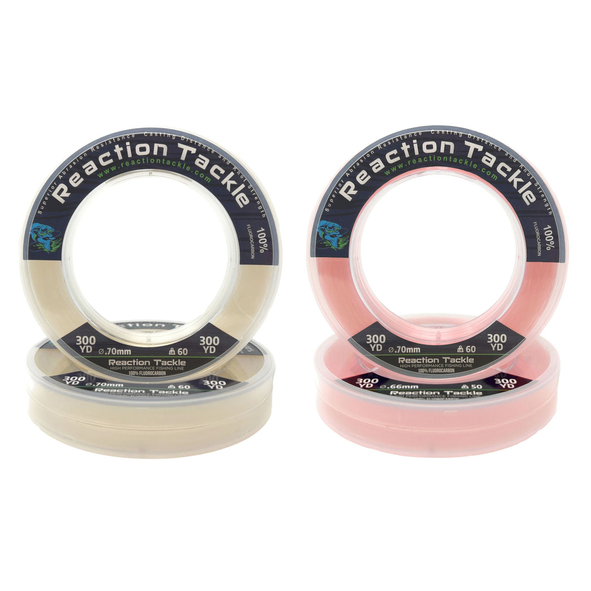 Fluorocarbon Reaction Tackle 100% Pure Fluorocarbon Fishing Line 100% Pure Fluorocarbon Fishing Line | Reaction Tackle