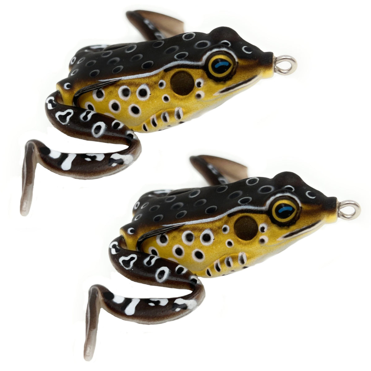 Frogs Reaction Tackle 2.25" Hollow Body Frogs – Swimming Legs (2-Pack) Reaction Tackle 2.25" Swimming Frogs (2-Pack) - Pescador Fishing Supply