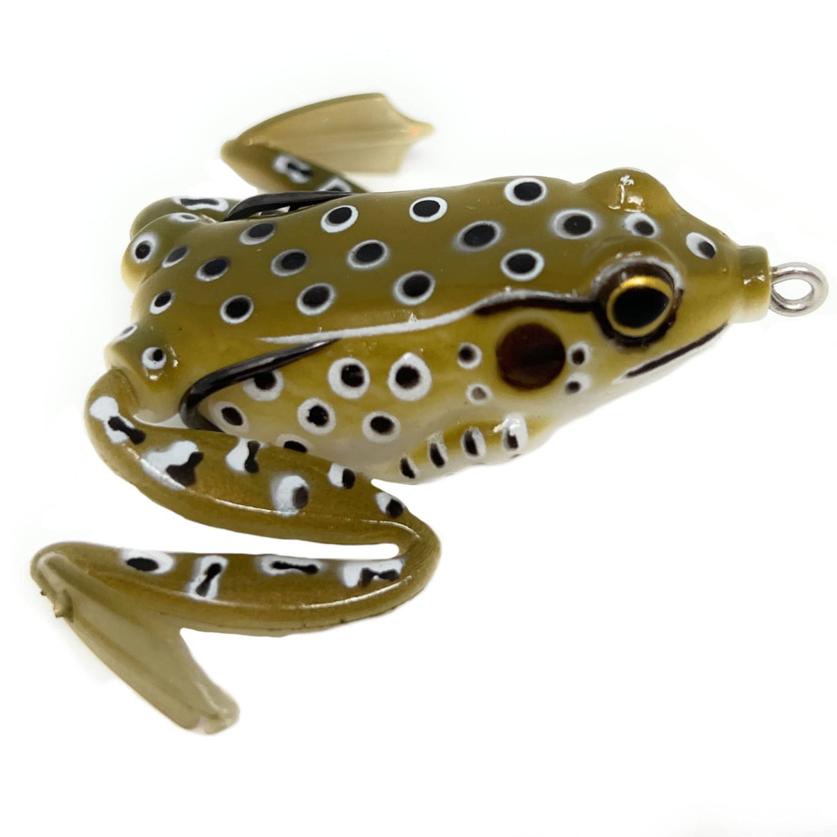 Frogs Reaction Tackle 2.25" Hollow Body Frogs – Swimming Legs (2-Pack) Camo Frog #05 Reaction Tackle 2.25" Swimming Frogs (2-Pack) - Pescador Fishing Supply