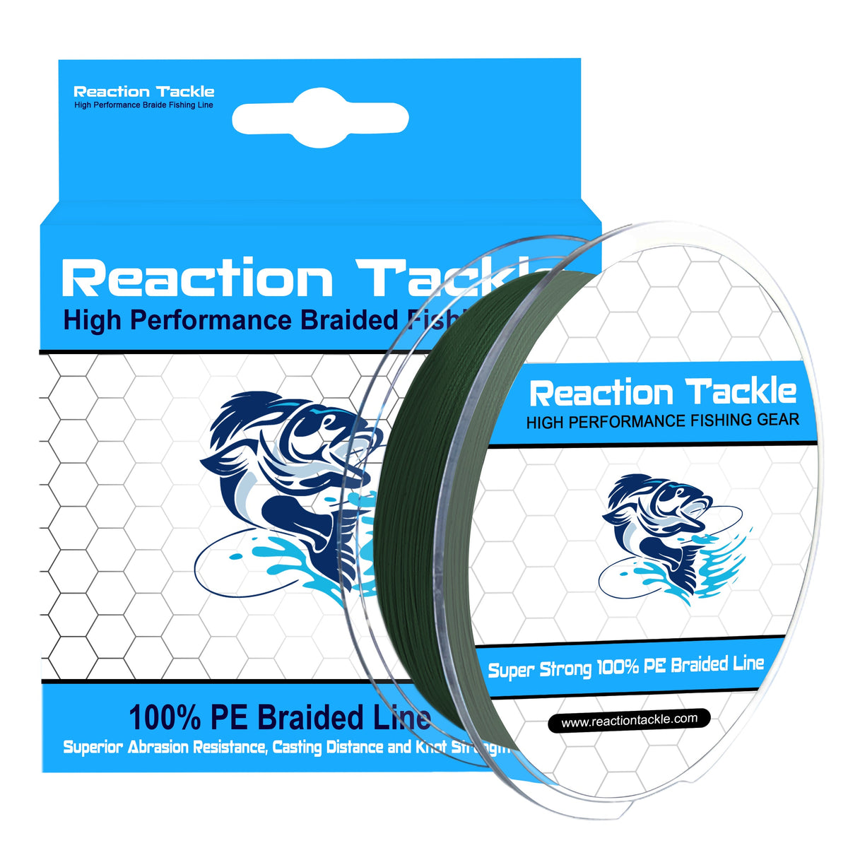 Braided Fishing Line Reaction Tackle 9 Strand Braided Fishing Line Reaction Tackle 9 Strand Braided Fishing Line