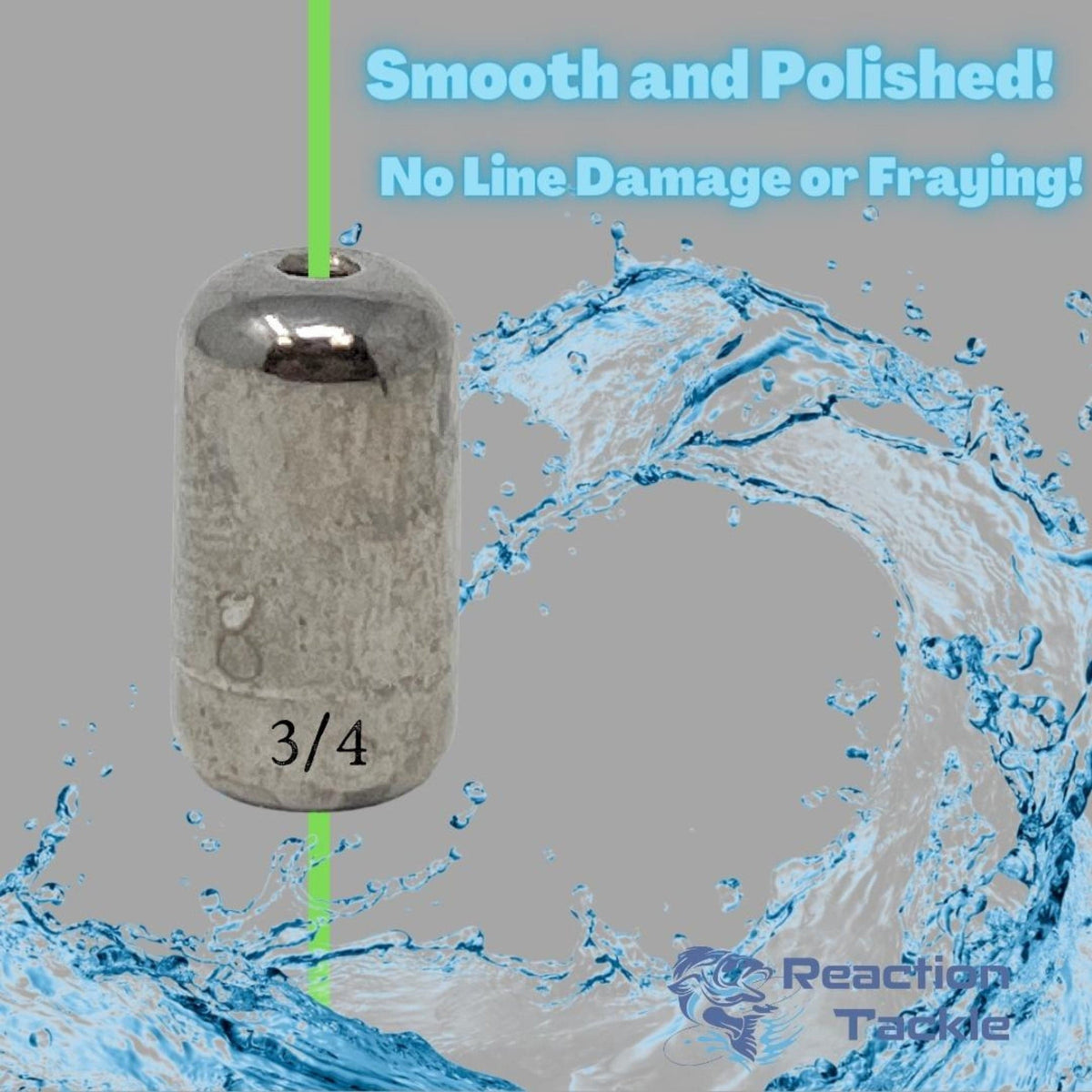 Tungsten Weights Reaction Tackle 97% Tungsten Barrel Weights – Carolina Rig Sinker Reaction Tackle Tungsten Barrel Weights – Pescador Fishing Supply