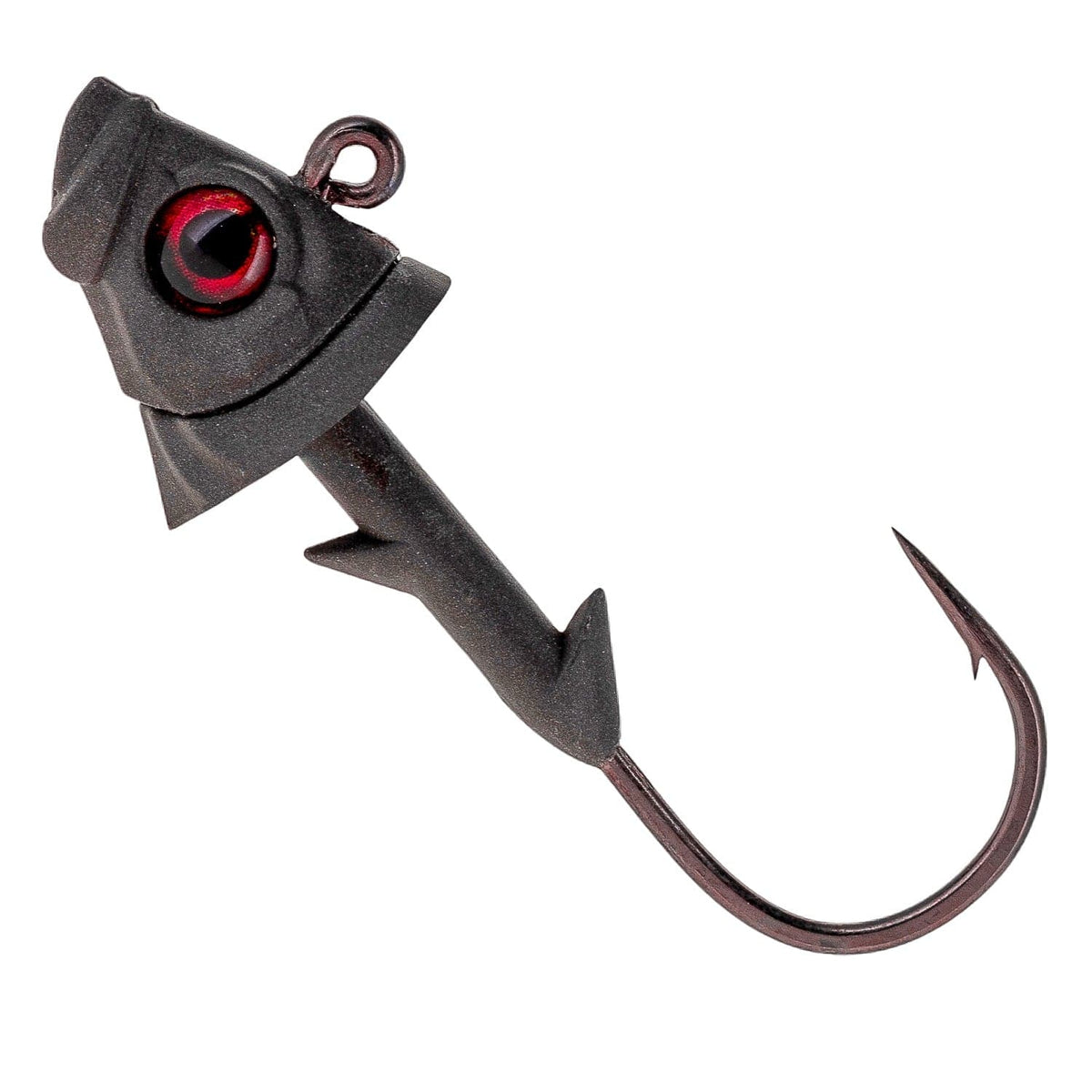 Jig Head Reaction Tackle 97% Tungsten Fish Head Swimbait Jigs – 5 Pack 1/4 oz (3/0 Hook) / Natural Reaction Tackle 97% Pure Tungsten Jig Heads  – Pescador Fishing Supply