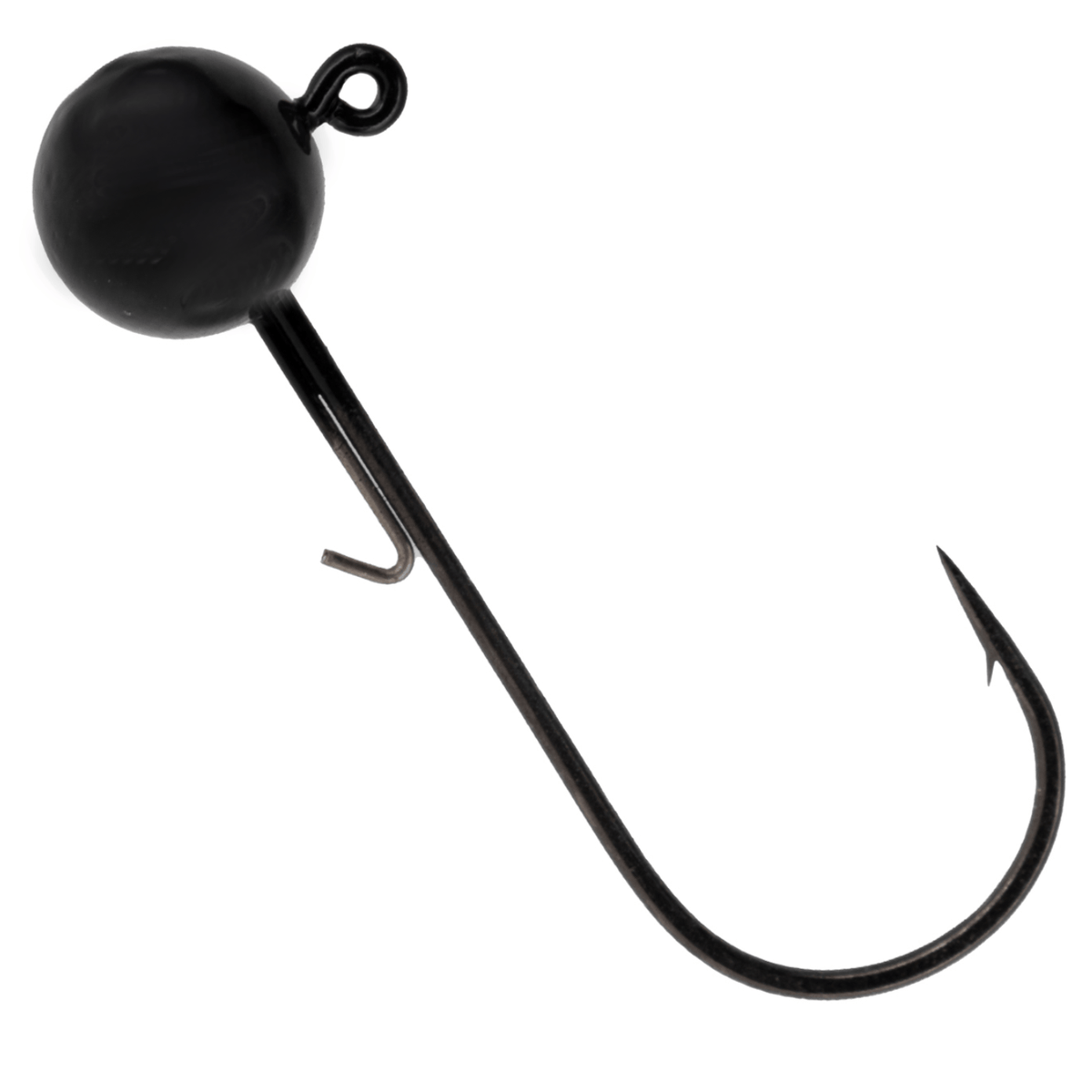 Jig Head Reaction Tackle Ball Jig Heads 10-Pack – Round Lead Jig Hooks 1/16 oz - #2 Hook / Black Reaction Tackle Ball Jig Heads 10-Pack – Pescador Fishing Supply