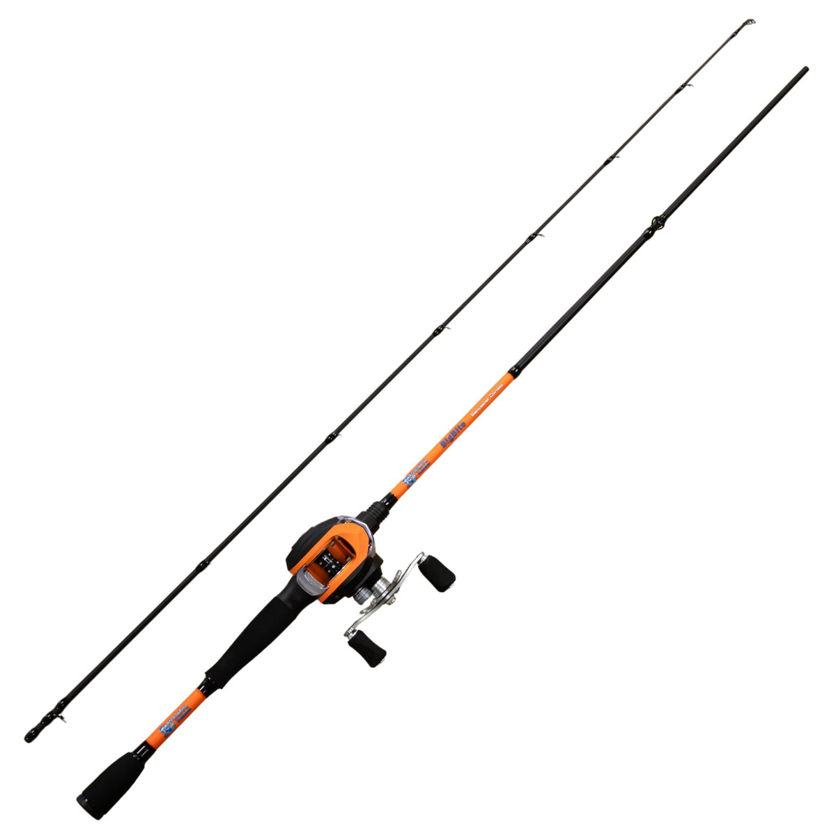 Casting Combo Reaction Tackle Big Bite Rod & Baitcasting Reel Combo BigBite- Medium/Heavy Action- Baitcasting Big Bite IM6 Carbon Rod & Reel Combo – Pescador Fishing Supply  