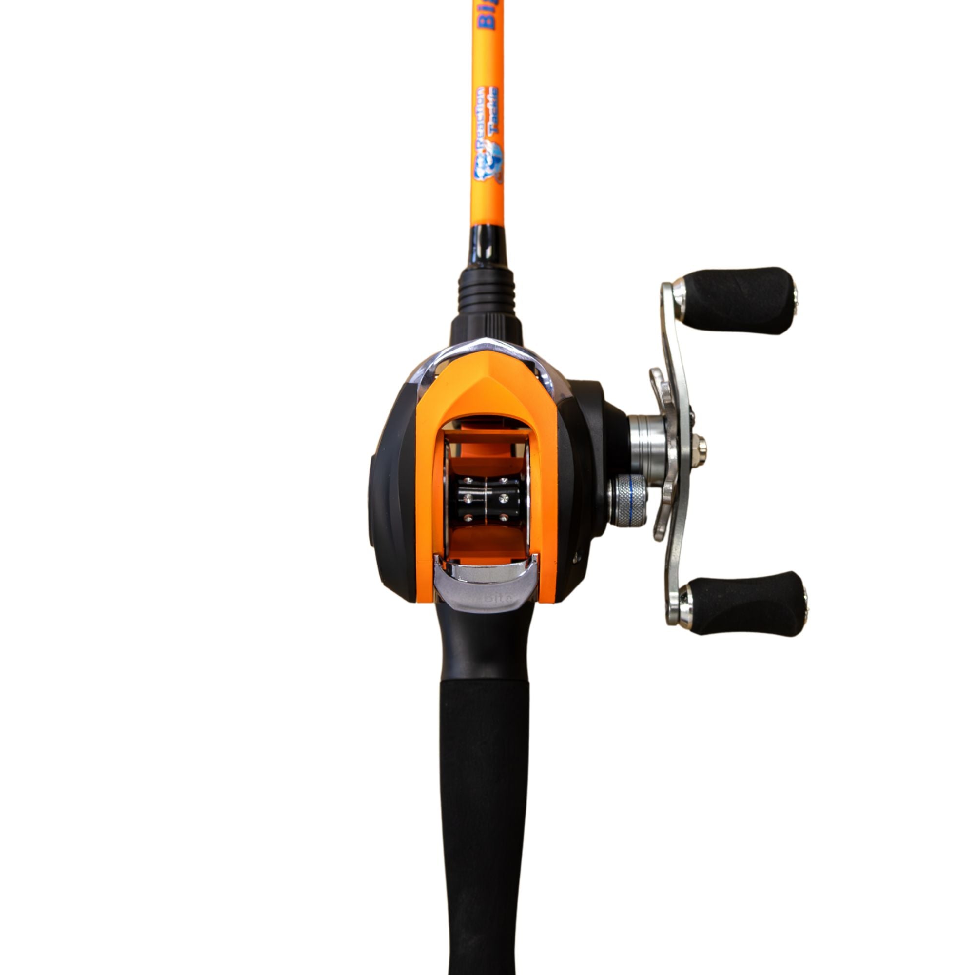 baitcasting reel for medium heavy rod Kilitn Fishing and Combo, Combo Baitcast Reel, 6 Foot 7 Foot 2-Piece, Durable Fiberglass Wrapped Carbon Fiber Rod with Comfortable EVA Handle (Left-Hand Reel Ready Catfishing Reel with Carbon Fiber Drag System Monarch Baitcast Combo 7' /