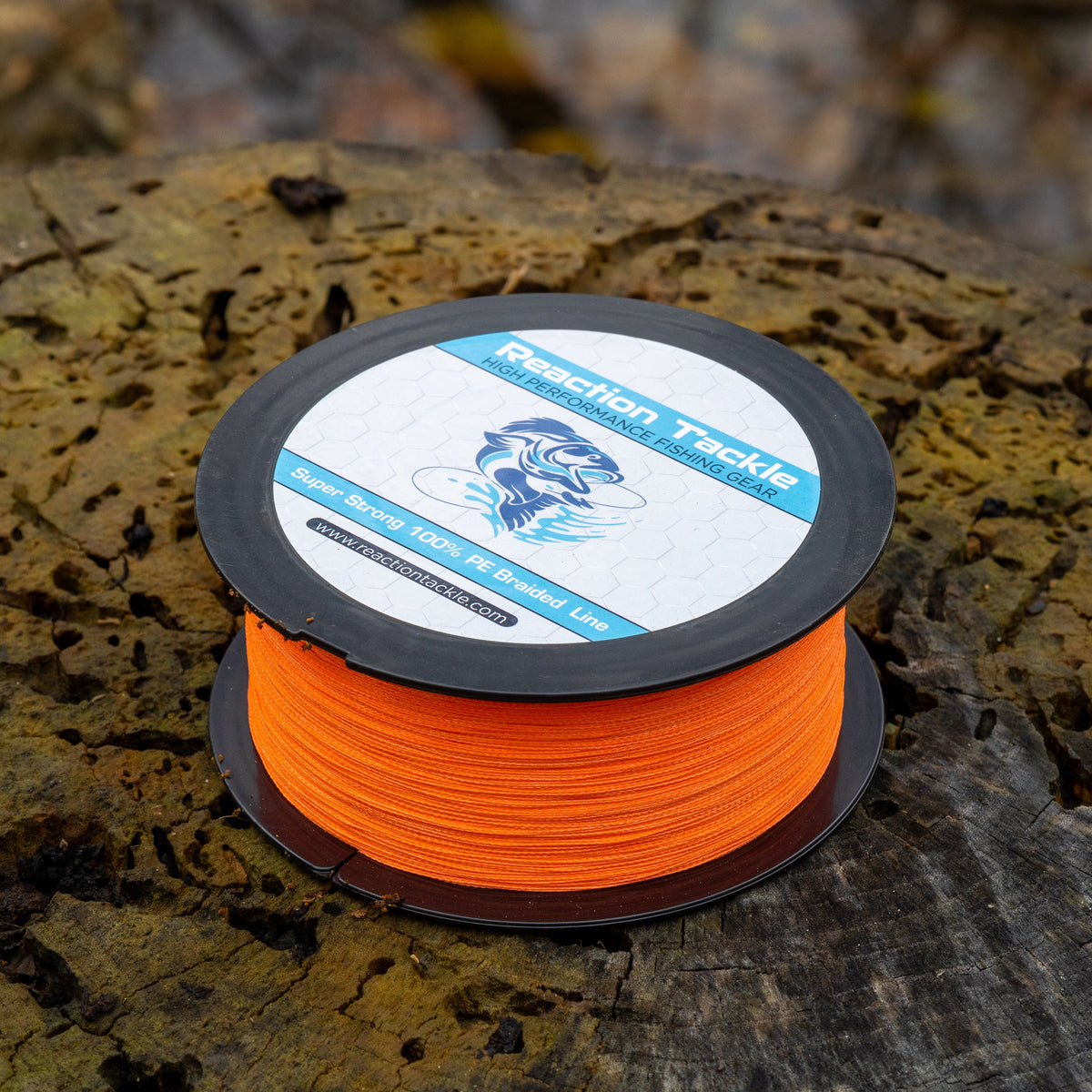 Braided Fishing Line Reaction Tackle Braided Fishing Line – Hi-Vis Orange Hi-Vis Orange Braided Fishing Line – Pescador Fishing Supply