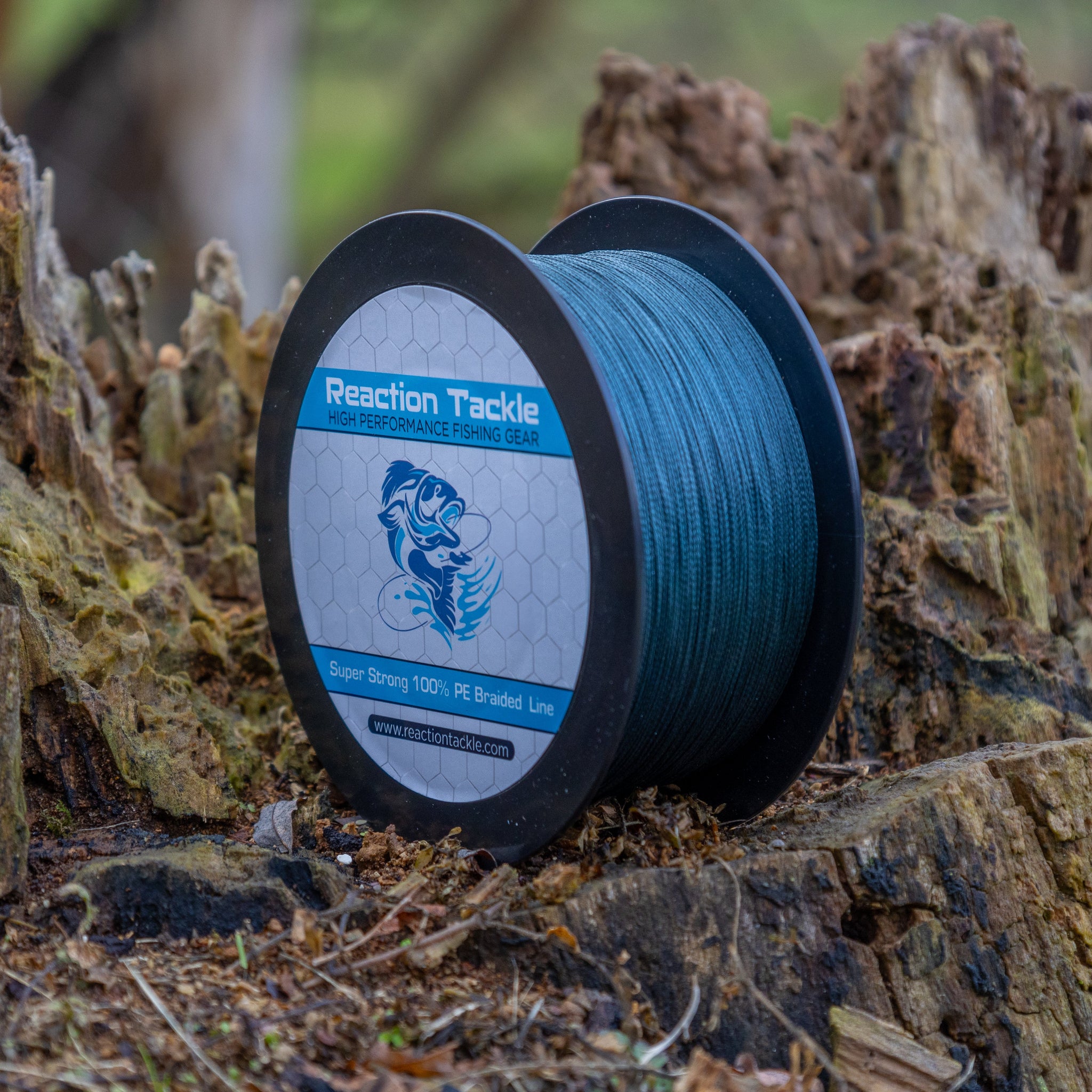 low visibility braided fishing line Reaction Tackle Braided Fishing Line - Low-Vis Gray