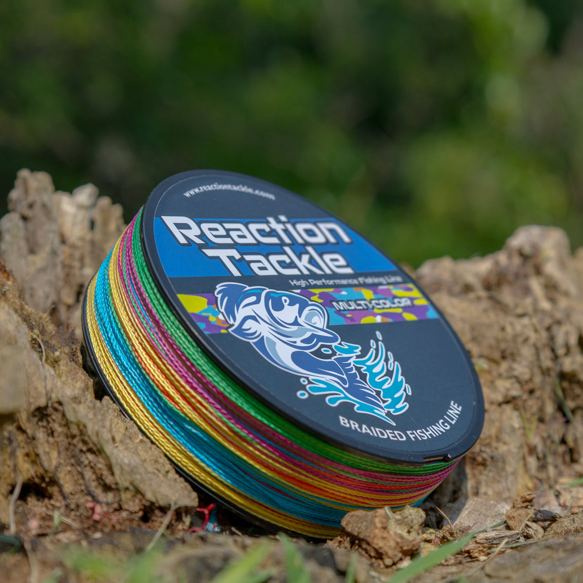 Braided Fishing Line Reaction Tackle Braided Fishing Line – Multi-Color Multi-Color Braided Fishing Line – Pescador Fishing Supply