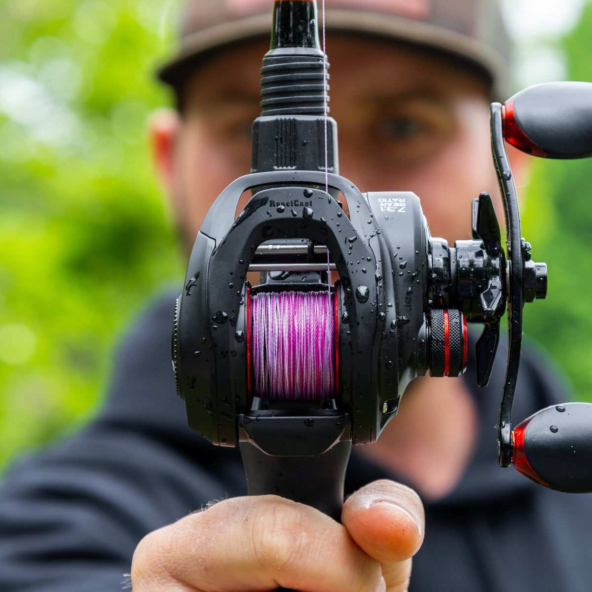 Braided Fishing Line Reaction Tackle Braided Fishing Line – Pink Camo Pink Camo Braided Fishing Line – Pescador Fishing Supply