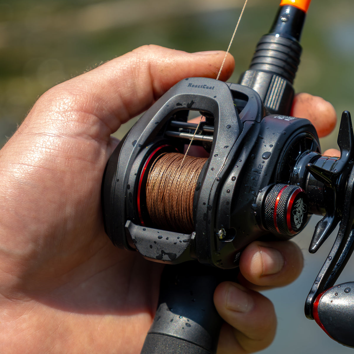 Braided Fishing Line Reaction Tackle Braided Fishing Line – Timber Brown Timber Brown Braided Fishing Line – Pescador Fishing Supply