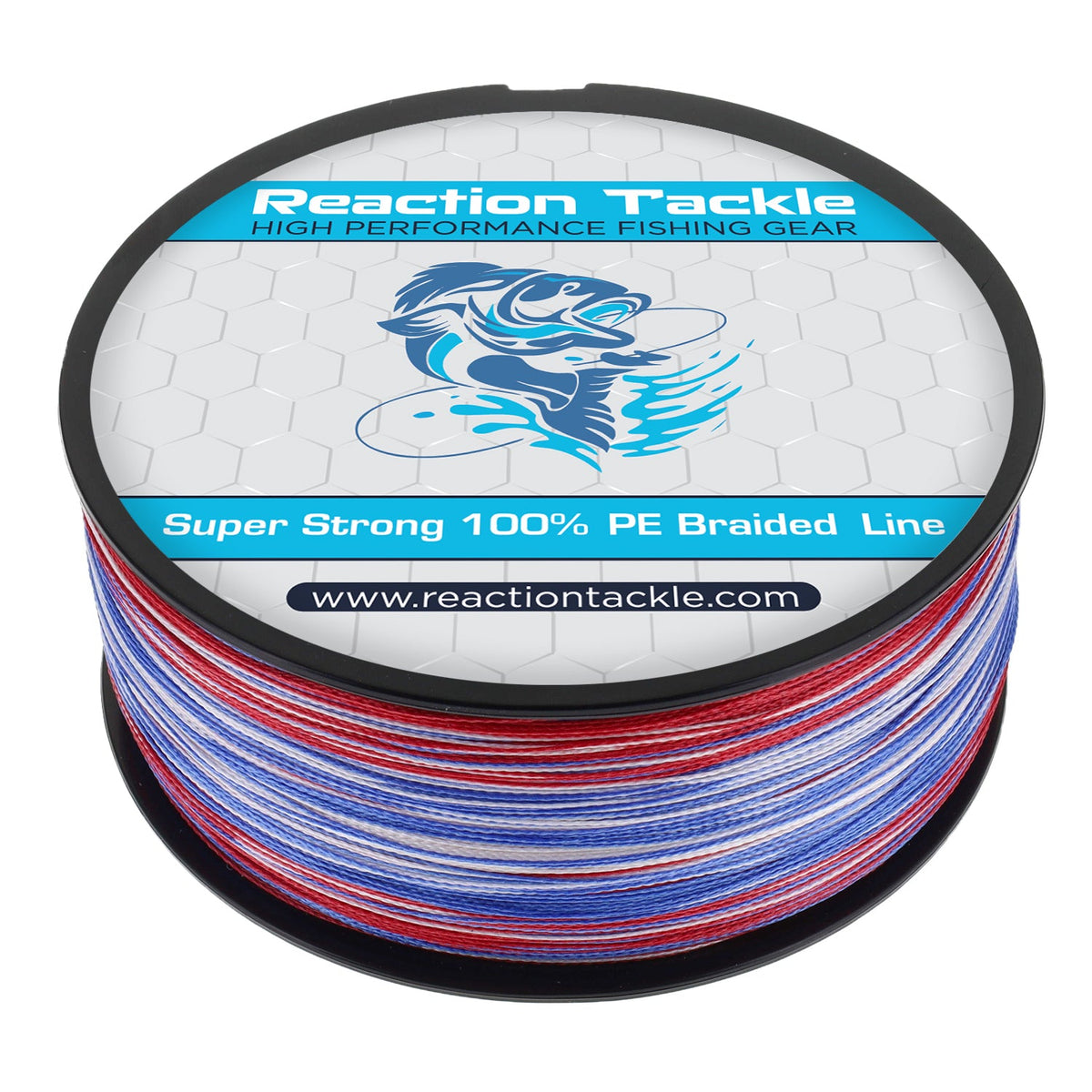 Braided Fishing Line Reaction Tackle Braided Fishing Line – USA Camo USA Camo Braided Fishing Line – Pescador Fishing Supply