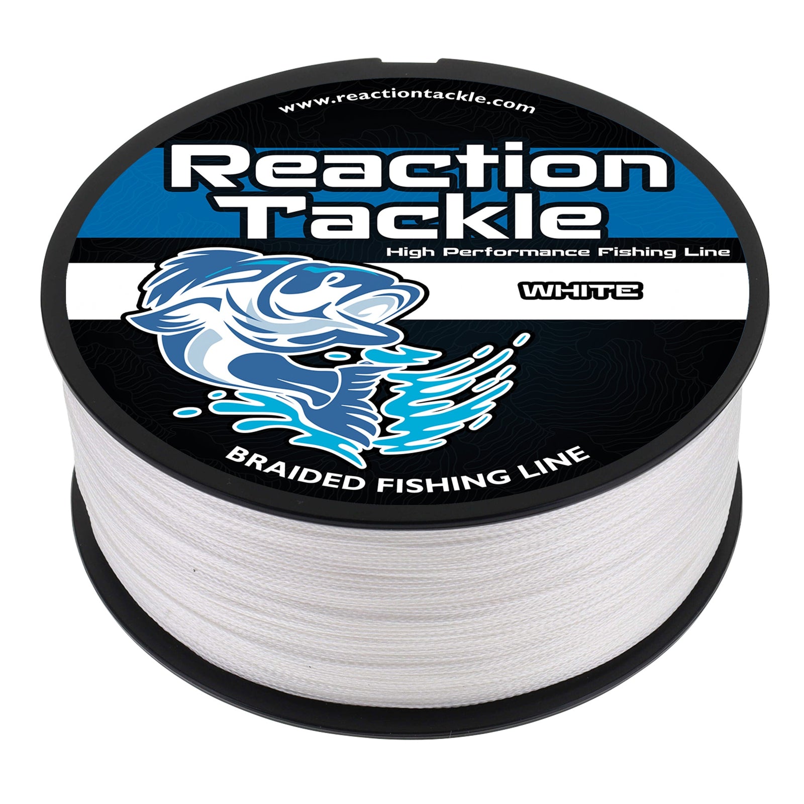 Braided Fishing Line Reaction Tackle Braided Fishing Line – White White Braided Fishing Line – Pescador Fishing Supply
