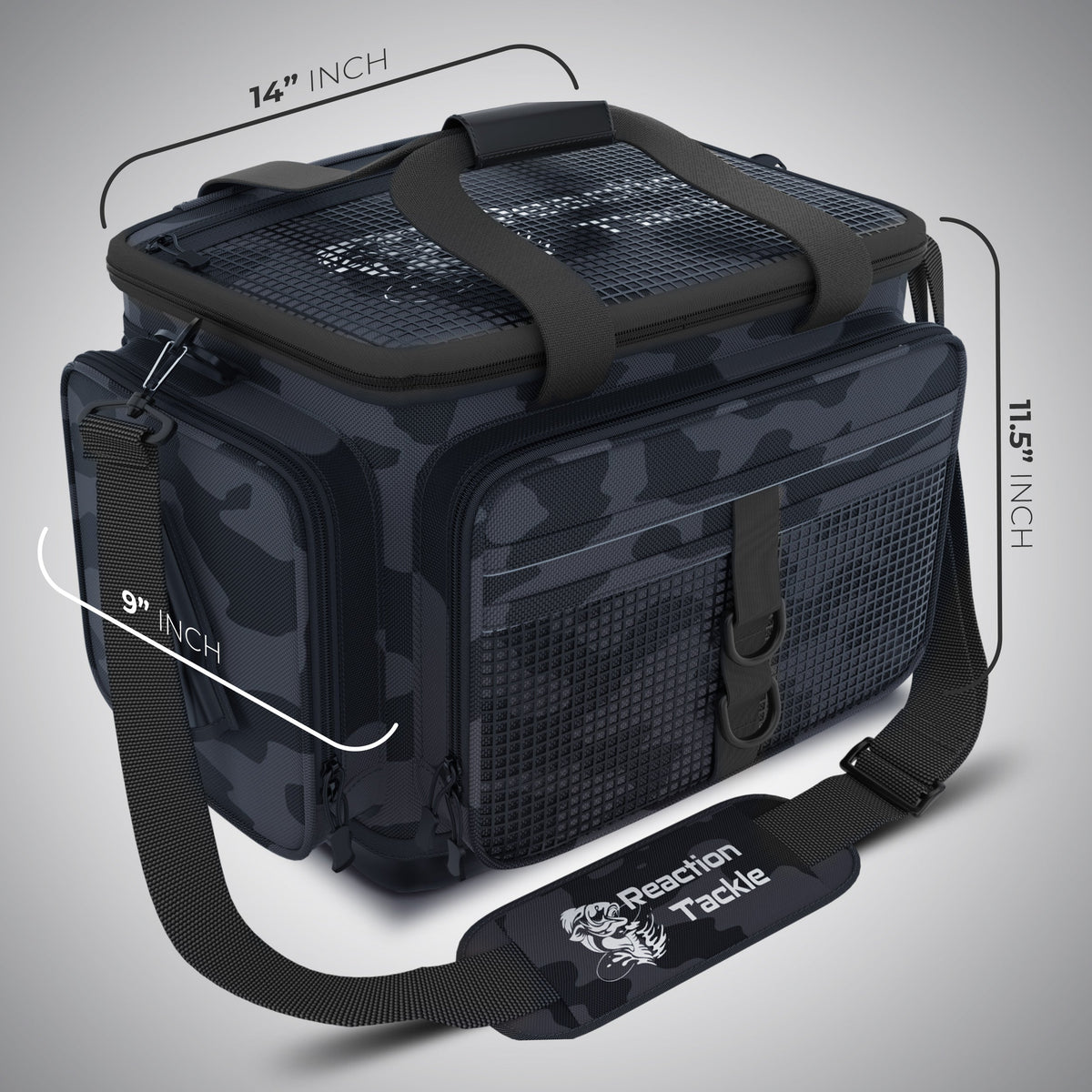 Tackle Bags Reaction Tackle Camo Tackle Bag Reaction Tackle Camo Tackle Bag - Pescador Fishing Supply